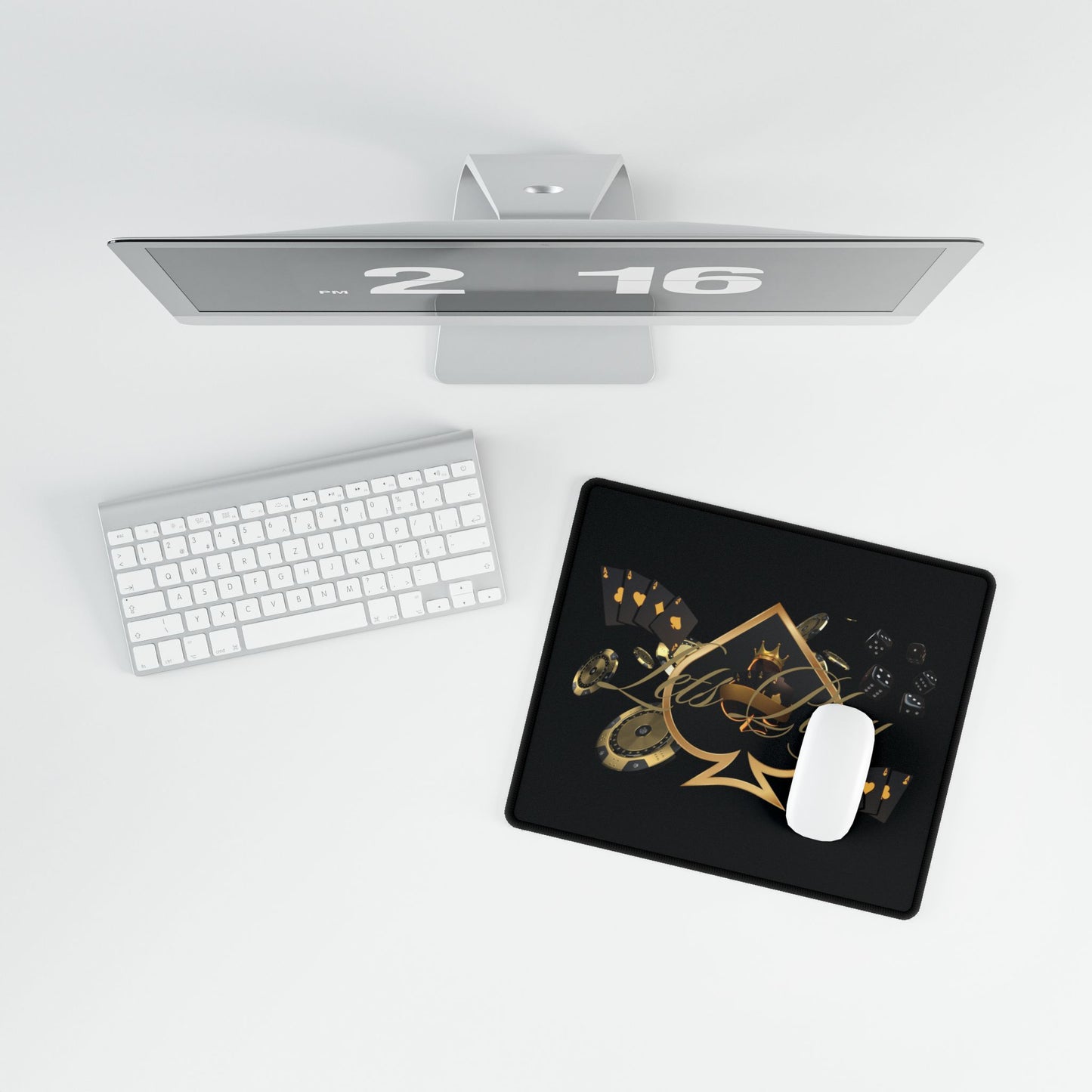 Casino Night Players Club Desk Mat Non-Slip Base Smooth Surface 3 Sizes Available