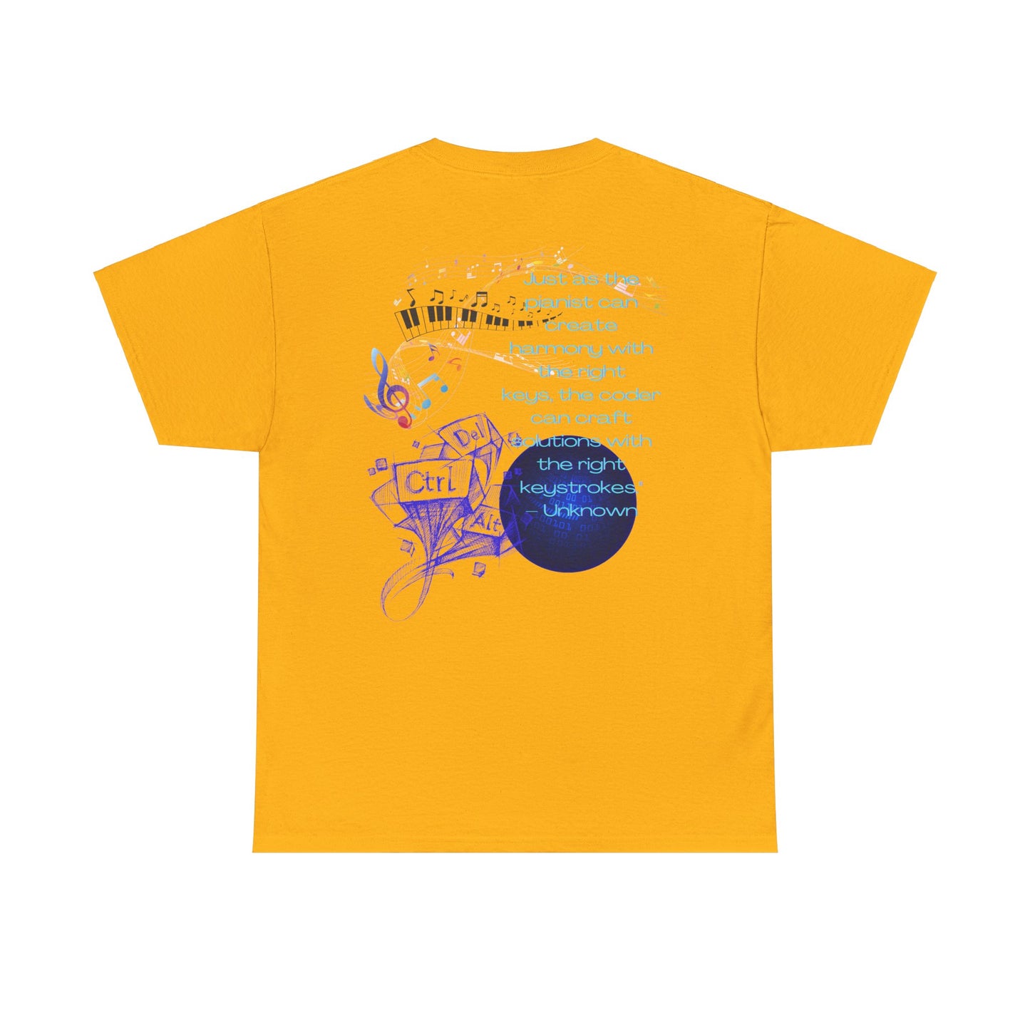 The Right Keys Unisex Tee, Pianist and Coder Gift, Music and Tech Lover Shirt, Programmer and Musician Top, Keyboardist