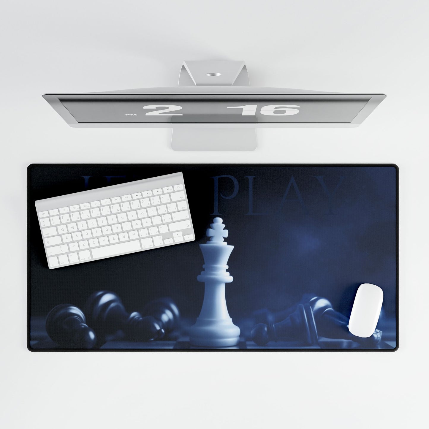Lets Play Checkmate Desk Mat, Vibrant Colors, Non-Slip Base, Smooth Surface, 3 Sizes Available, Student Desk Mat, Professional Desk Mat, Gamer Desk Mat