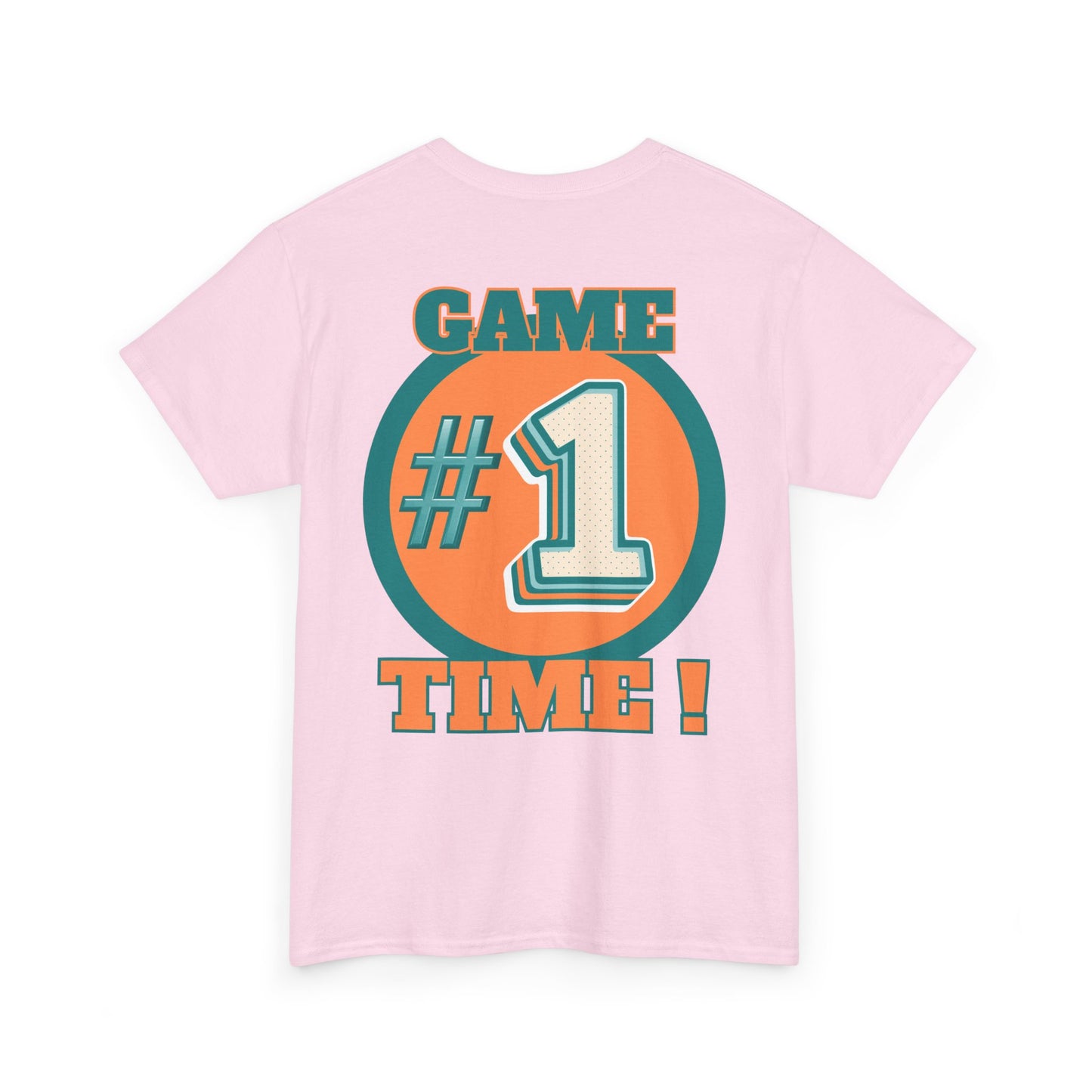 Miami Dolphins NFL Inspired Game Time Unisex Heavy Cotton Tee, Fantasy Football, Superbowl