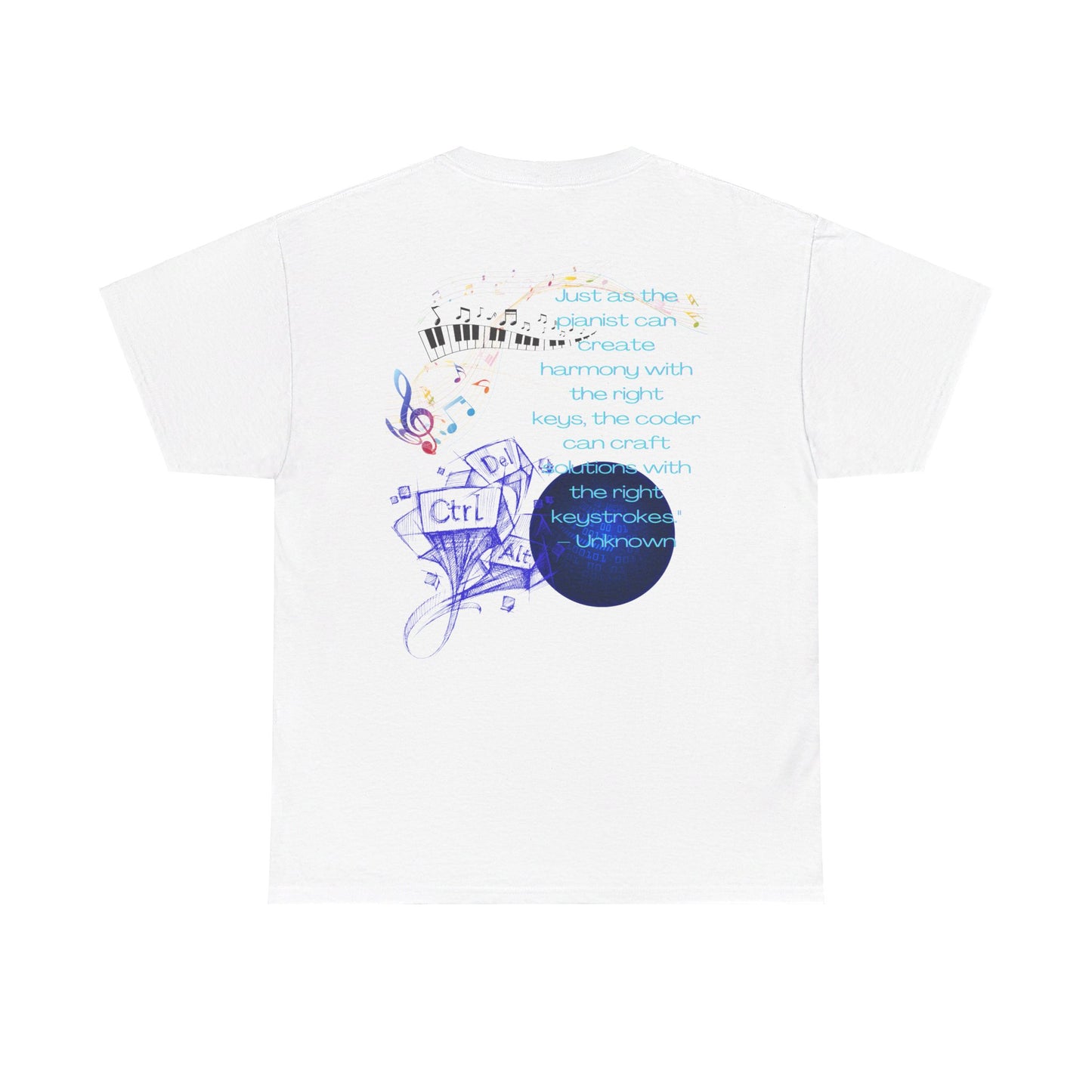 It's All In The Keys Unisex Heavy Cotton Tee