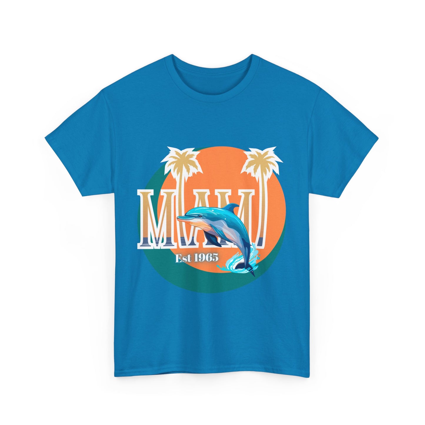 Miami Dolphins NFL Inspired Game Time Unisex Heavy Cotton Tee, Fantasy Football, Superbowl