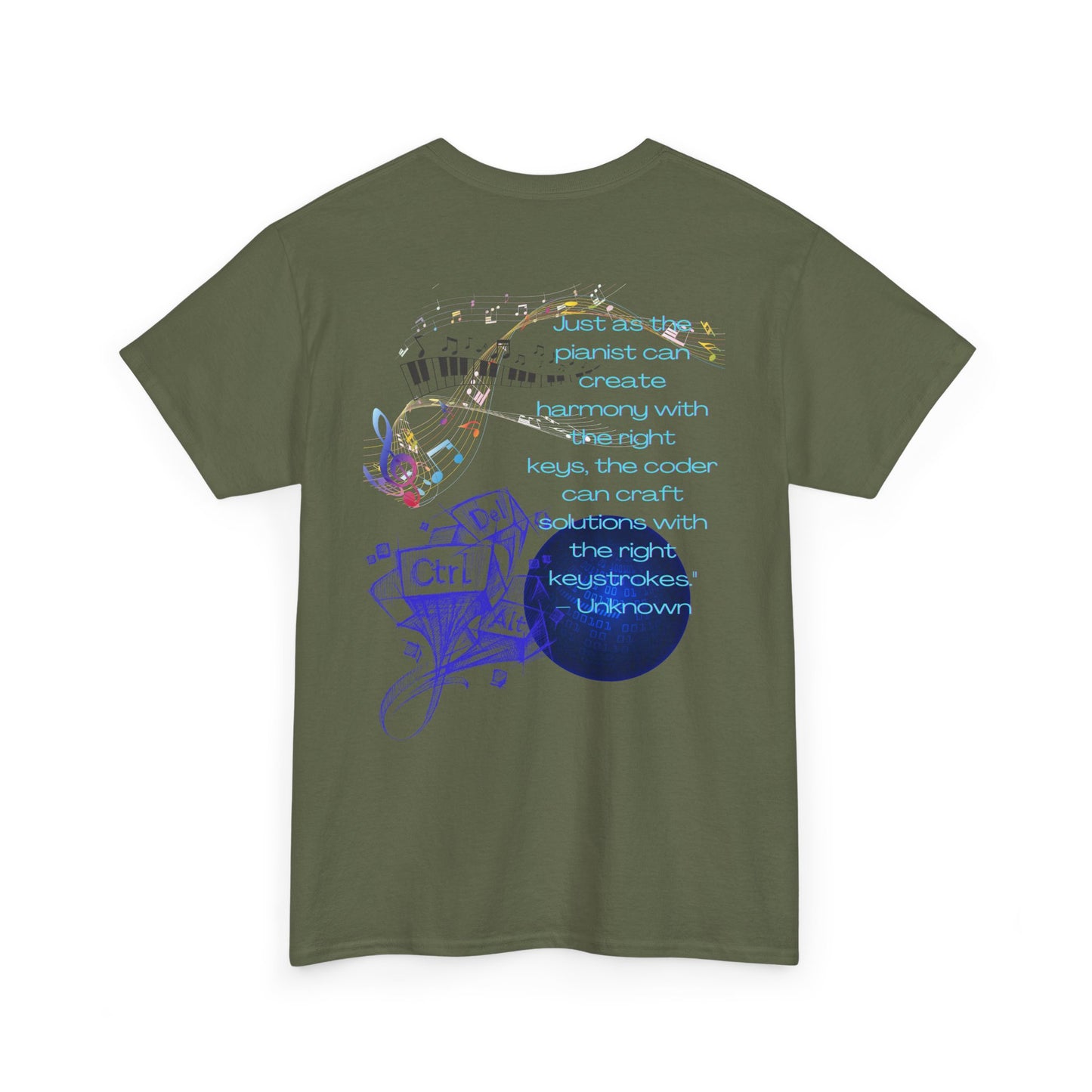 The Right Keys Unisex Tee, Pianist and Coder Gift, Music and Tech Lover Shirt, Programmer and Musician Top, Keyboardist