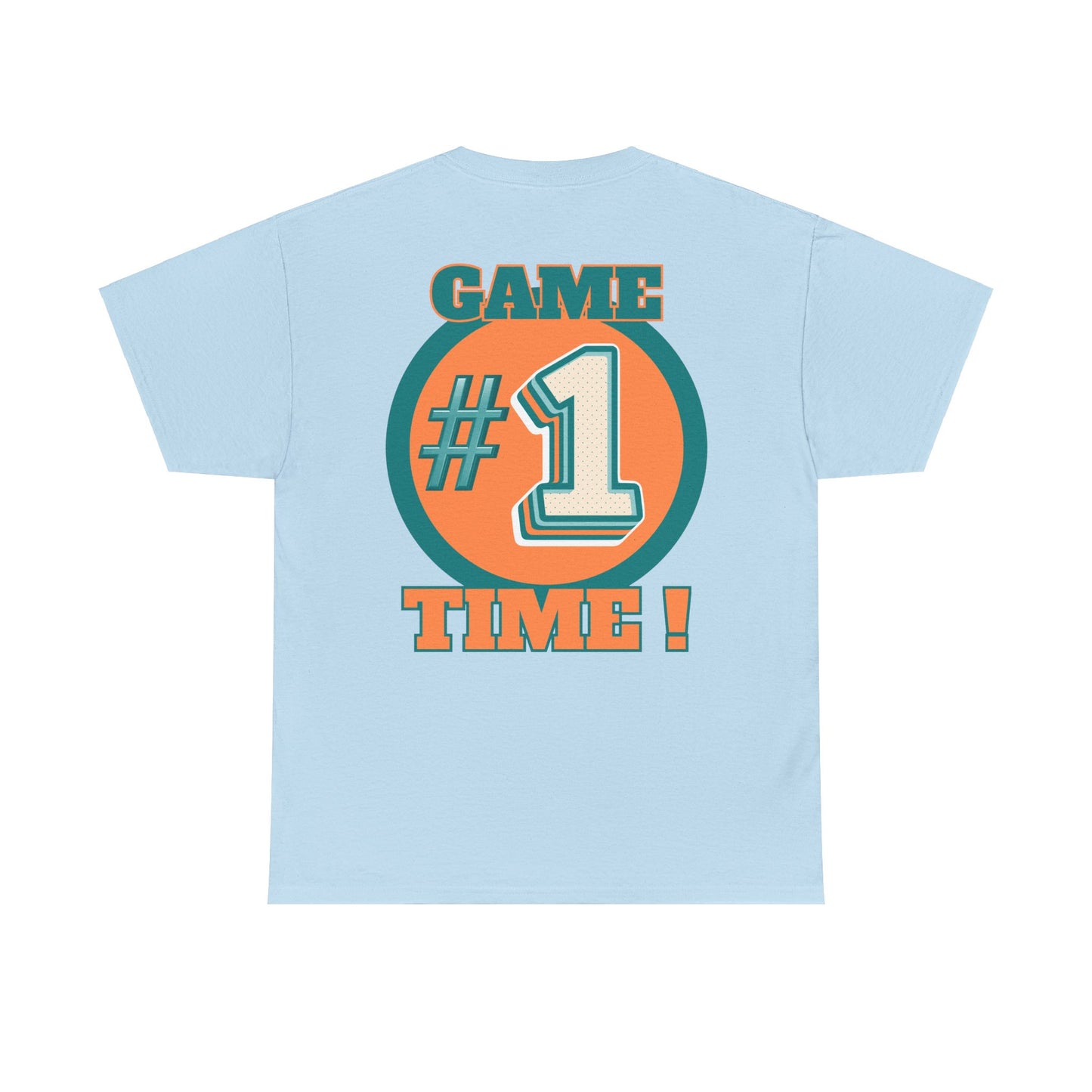 Miami Dolphins NFL Inspired Game Time Unisex Heavy Cotton Tee, Fantasy Football, Superbowl