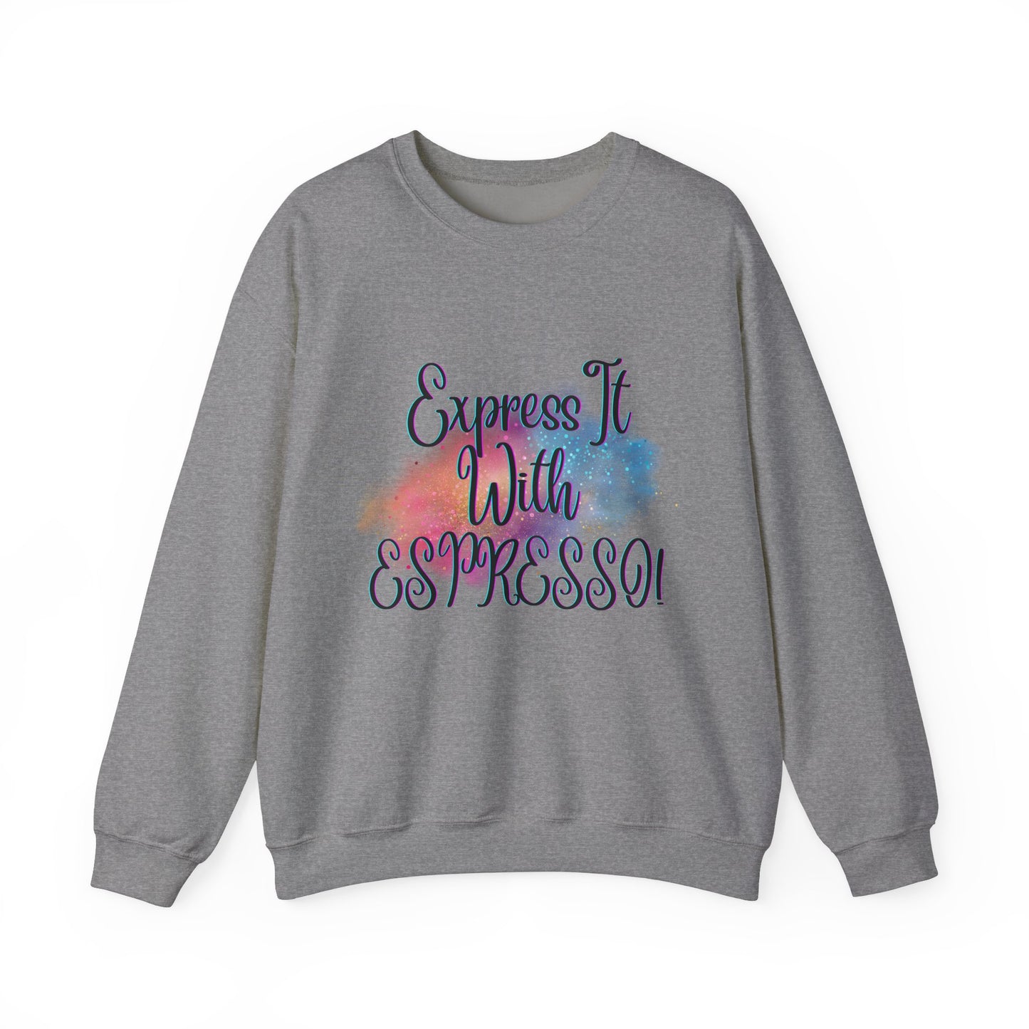 Express It Espresso Unisex Heavy Blend™ Crewneck Sweatshirt