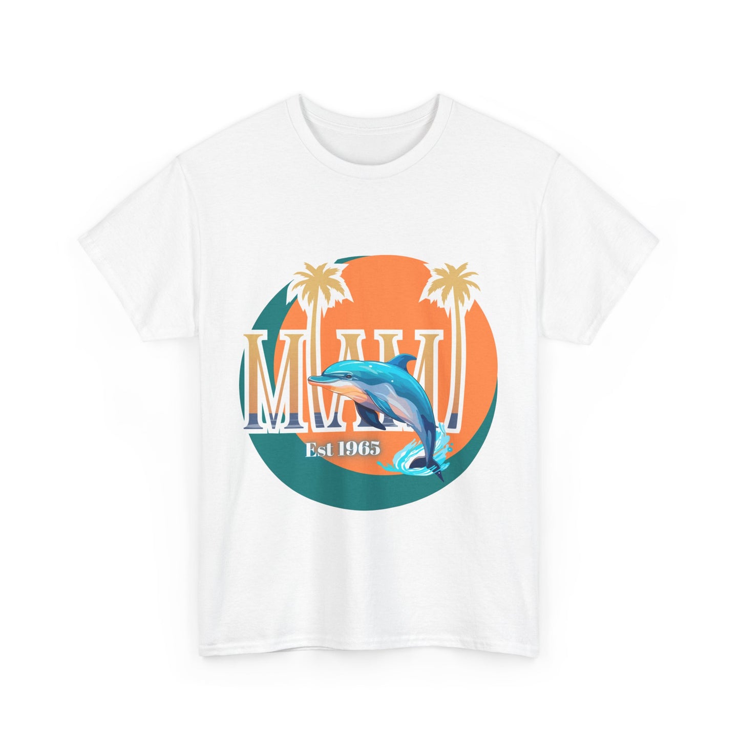 Miami Dolphins NFL Inspired Game Time Unisex Heavy Cotton Tee, Fantasy Football, Superbowl