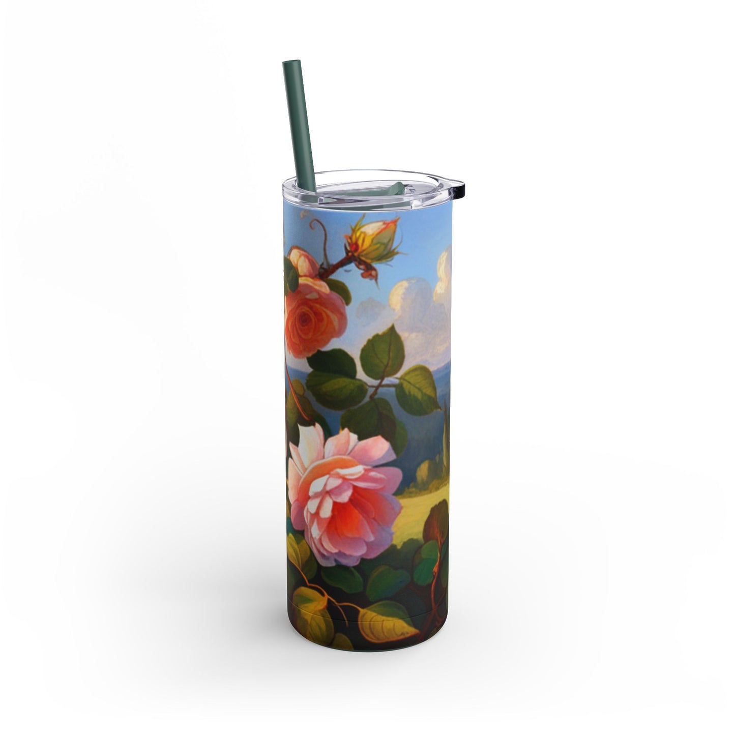 Tumbler - Scenery of Roses Maars Maker Skinny Matte Tumbler, 20oz
