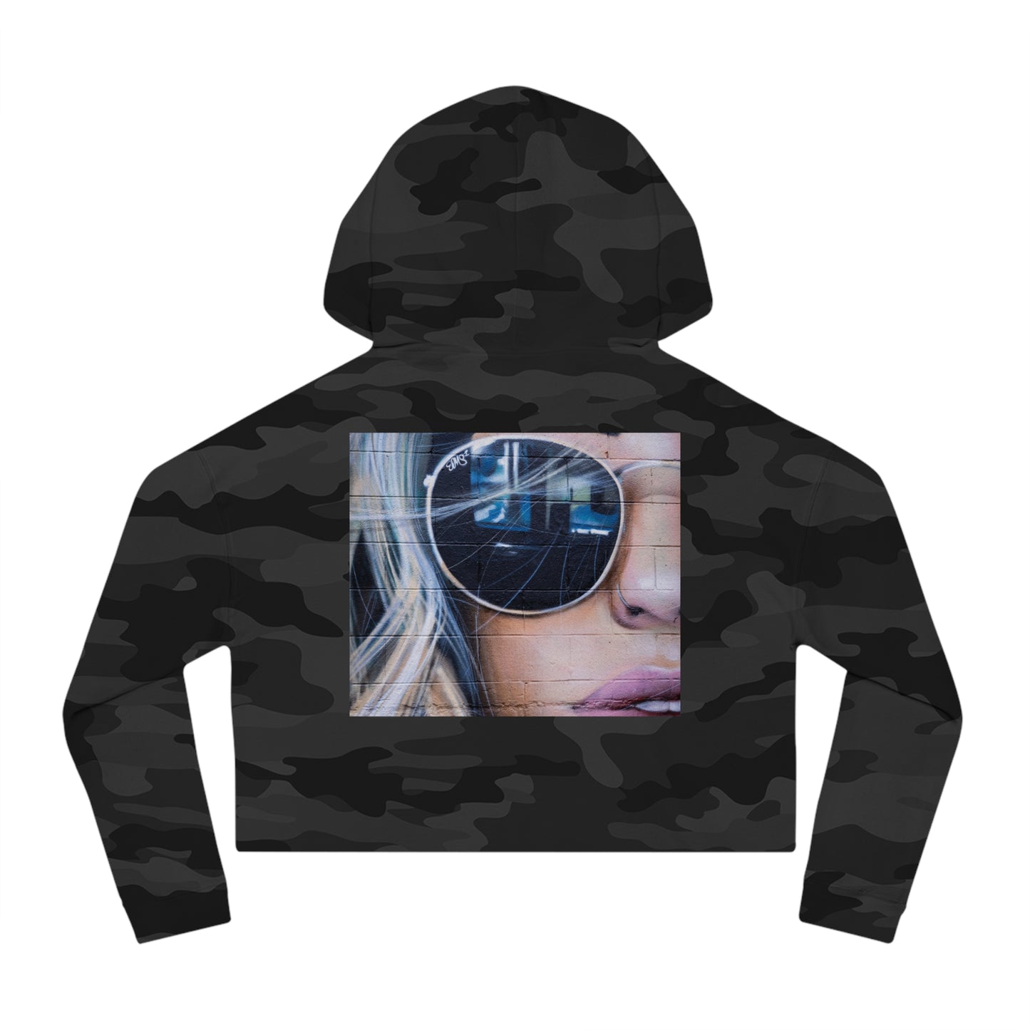 Sunglass Chic Crop Hoodie