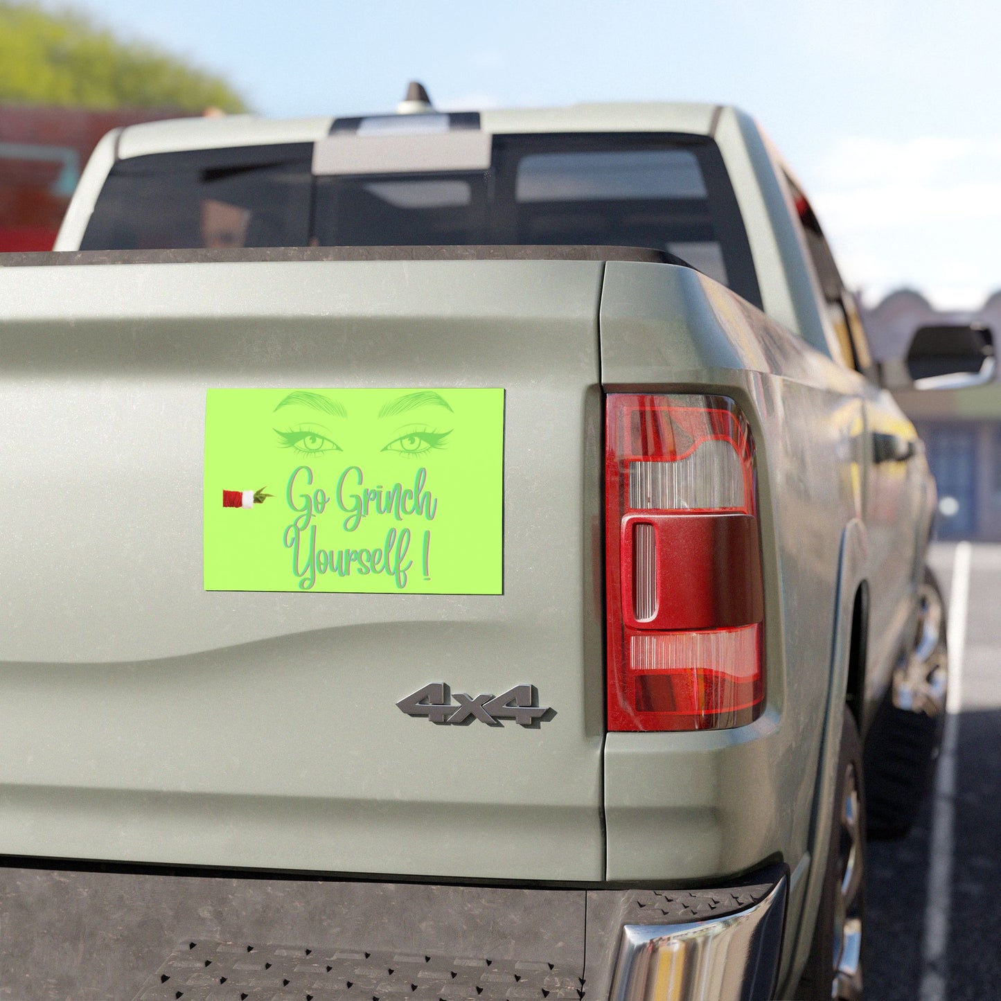 Funny Christmas Car Magnets - Go Grinch Yourself, Holiday Car Decor, Grinchy Xmas Car Magnet, Vehicle Accessories, Whimsical Gift for