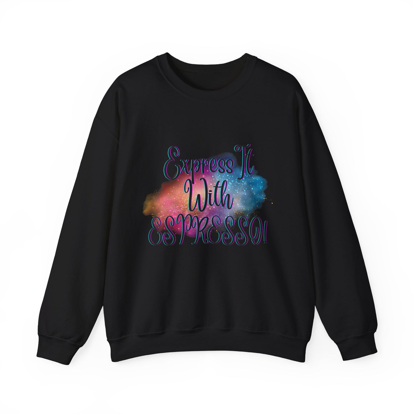 Express It Espresso Unisex Heavy Blend™ Crewneck Sweatshirt