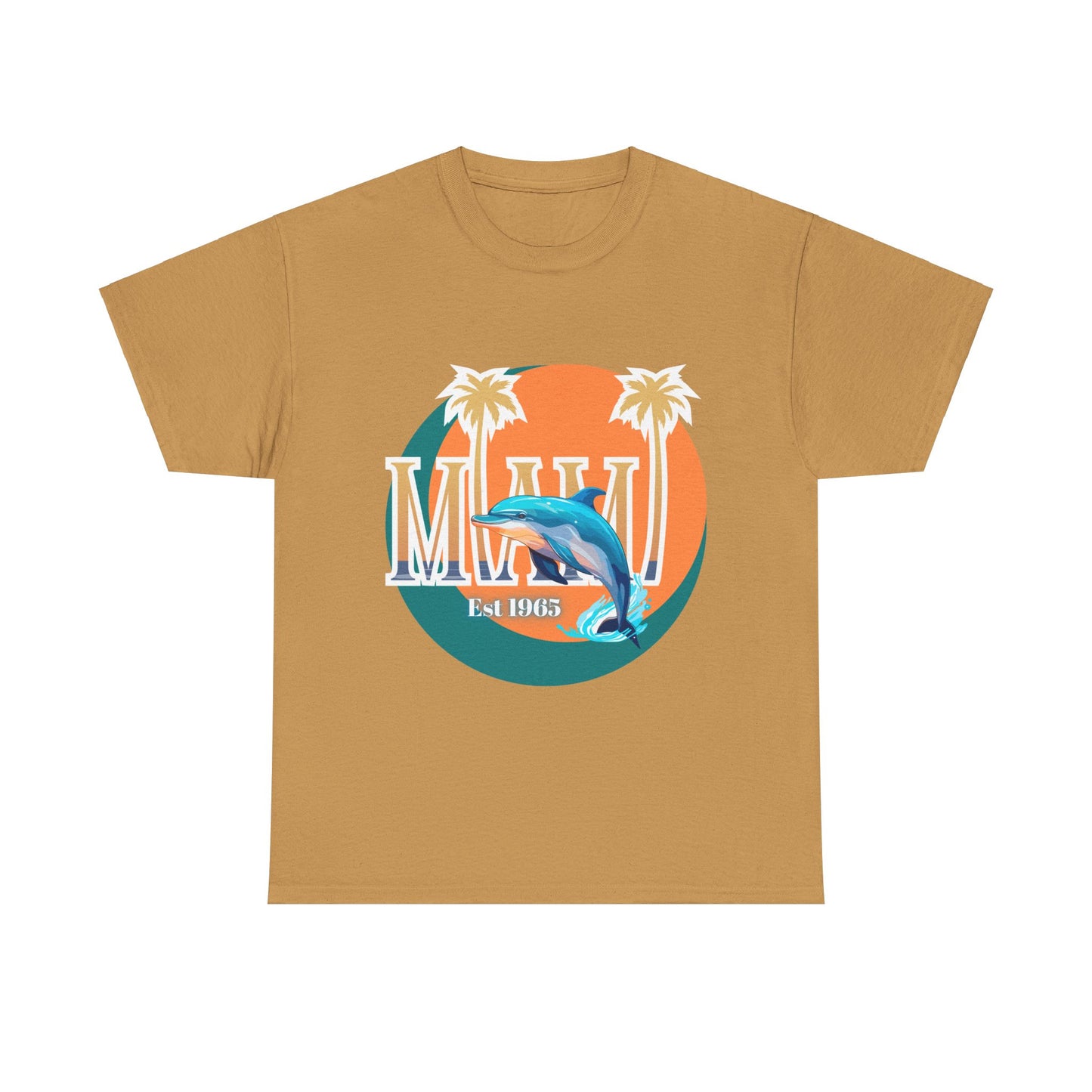 Miami Dolphins NFL Inspired Game Time Unisex Heavy Cotton Tee, Fantasy Football, Superbowl