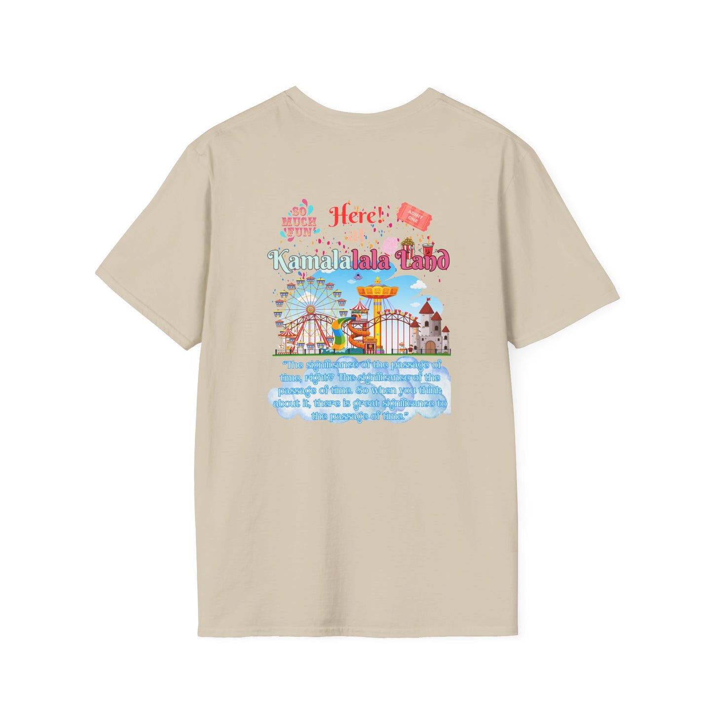 Kamala lalaland Unisex Soft-style T-shirt, Presidential Candidate Unisex Softstyle T-Shirt, Election 2024, Election Season, USA Politics, Equality Shirt