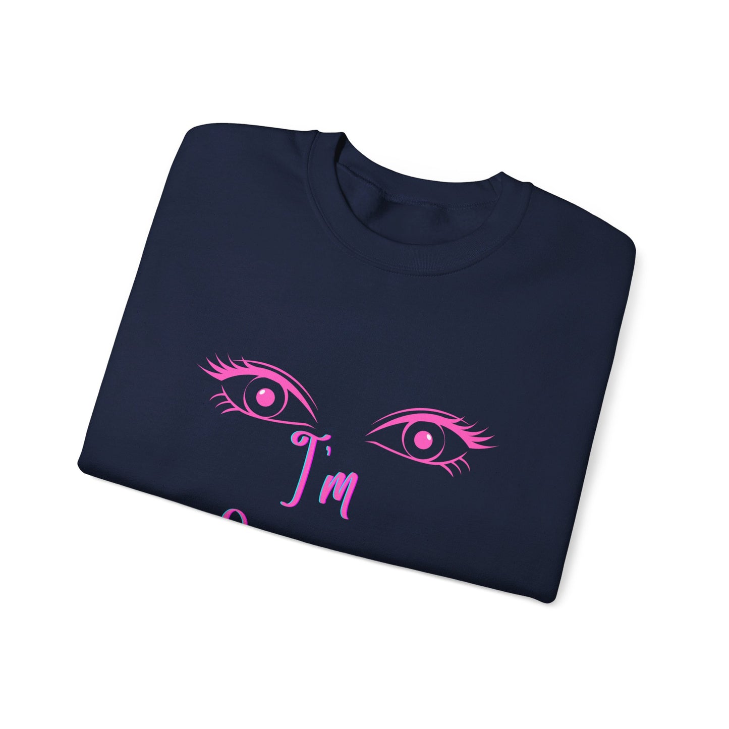 Seeing in HD Espresso Unisex Heavy Blend™ Crewneck Sweatshirt