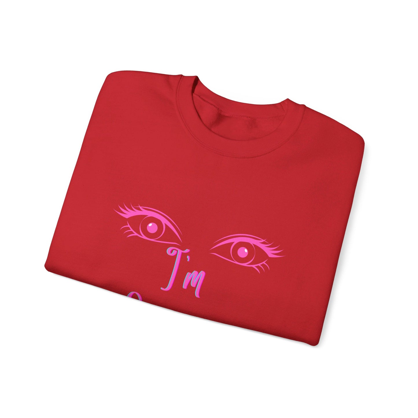 Seeing in HD Espresso Unisex Heavy Blend™ Crewneck Sweatshirt