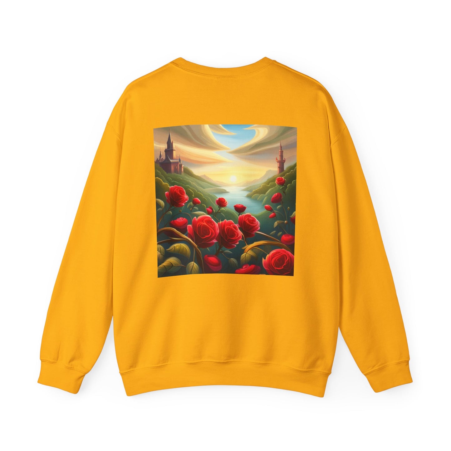 Far Away Fairytales Unisex Heavy Blend™ Crewneck Sweatshirt, Cozy Winter Wear, Fairytales Clothing, Storybook Fashion, Gift For Book Lovers
