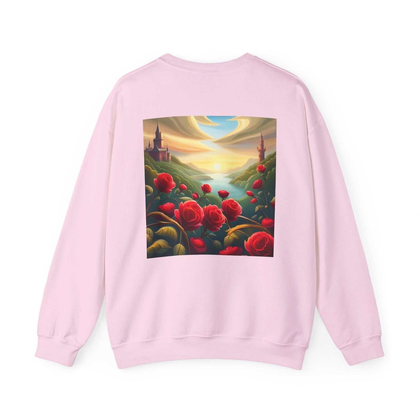 Far Away Fairytales Unisex Heavy Blend™ Crewneck Sweatshirt, Cozy Winter Wear, Fairytales Clothing, Storybook Fashion, Gift For Book Lovers
