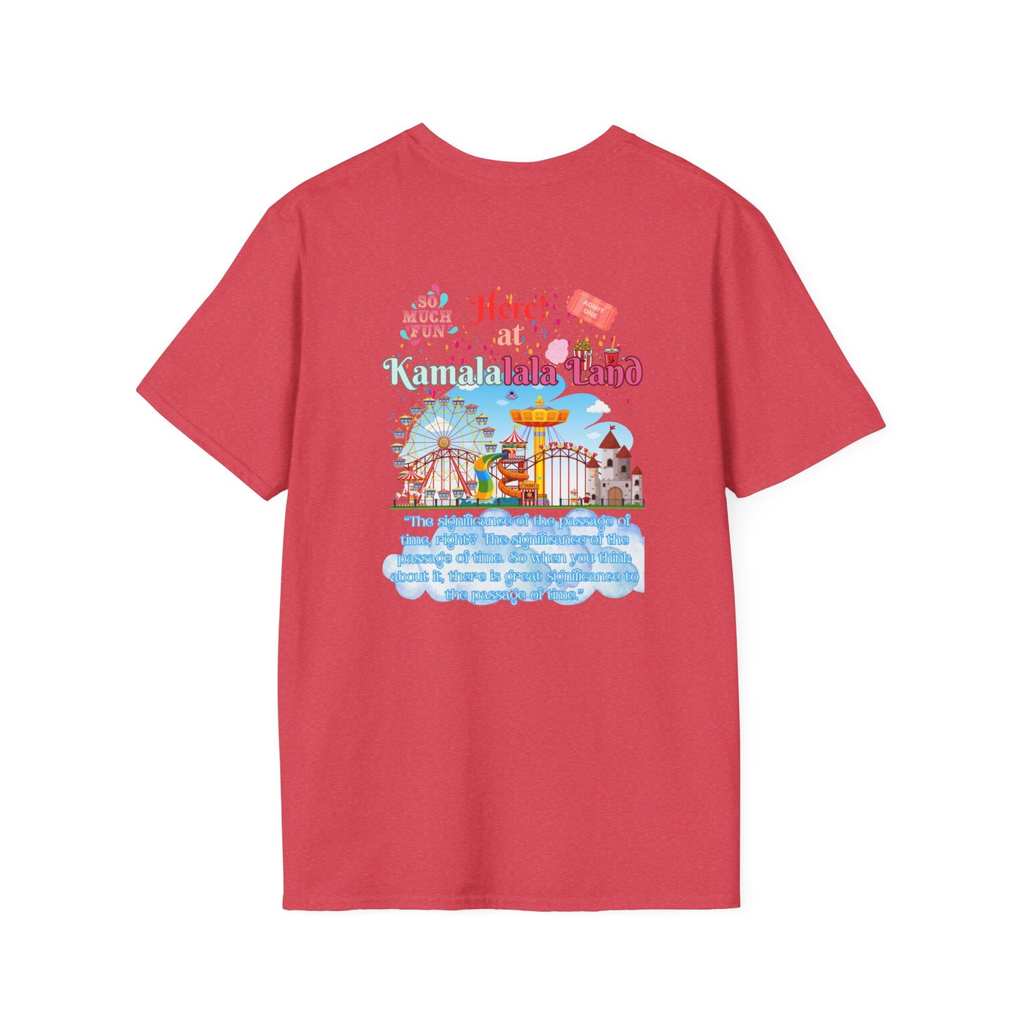 Kamala lalaland Unisex Soft-style T-shirt, Presidential Candidate Unisex Softstyle T-Shirt, Election 2024, Election Season, USA Politics, Equality Shirt