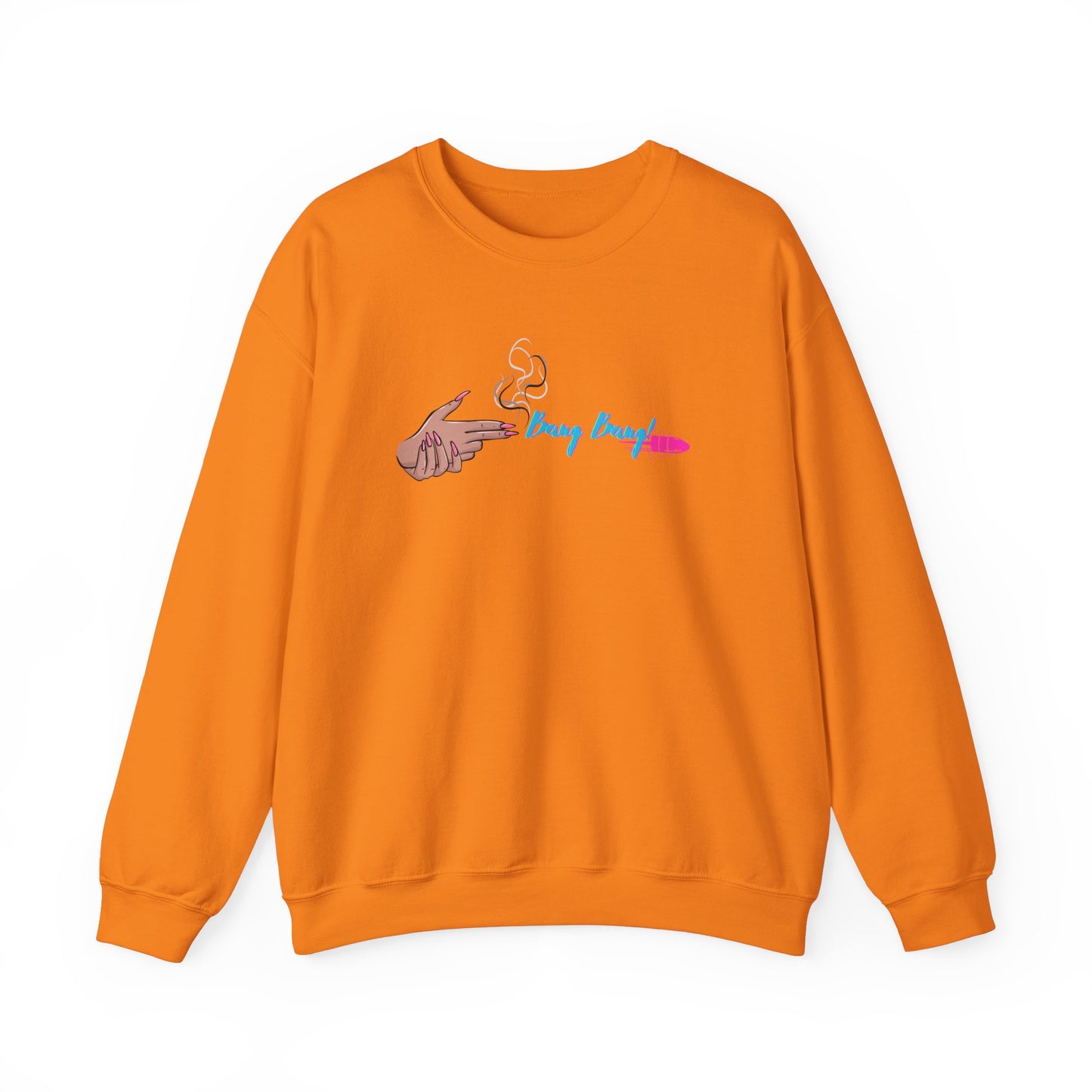 Pistol Whipped 2 Unisex Heavy Blend Crewneck Sweatshirt, Trendy Streetwear Fashion, Street Style, Graphic Sweatshirt, Streetwear Fashion