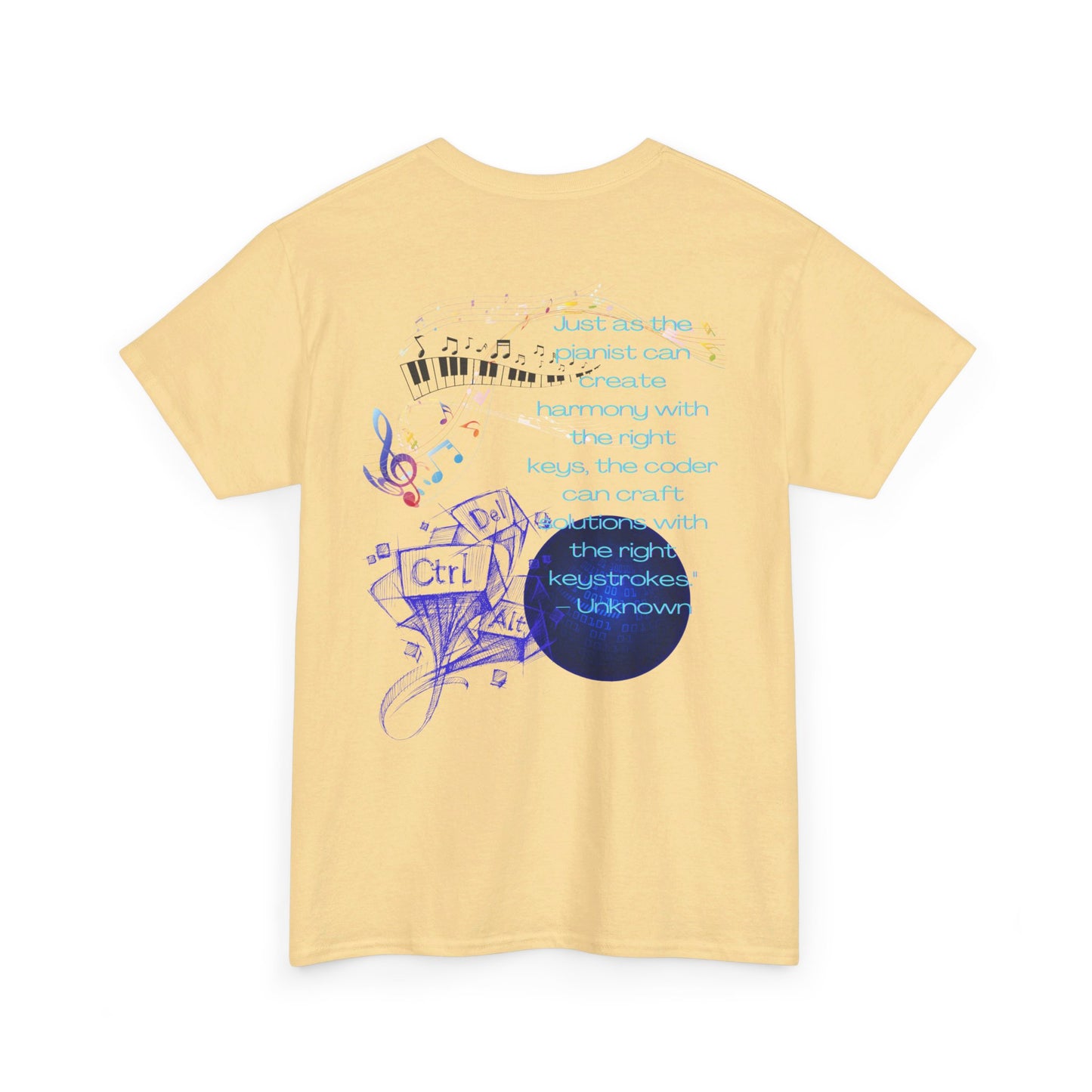 It's All In The Keys Unisex Heavy Cotton Tee