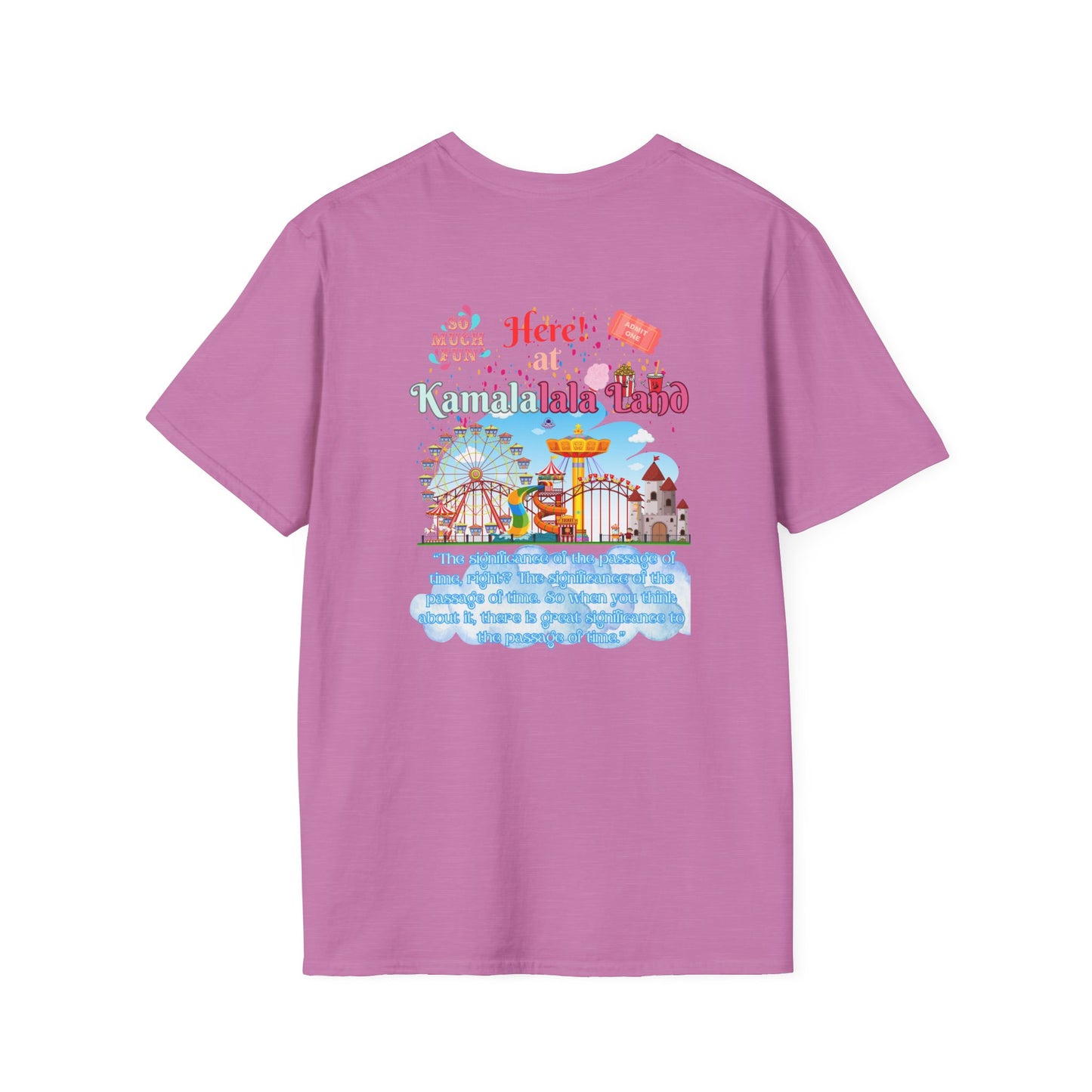 Kamala lalaland Unisex Soft-style T-shirt, Presidential Candidate Unisex Softstyle T-Shirt, Election 2024, Election Season, USA Politics, Equality Shirt