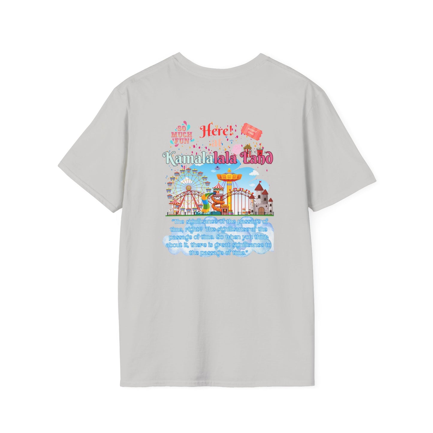 Kamala lalaland Unisex Soft-style T-shirt, Presidential Candidate Unisex Softstyle T-Shirt, Election 2024, Election Season, USA Politics, Equality Shirt