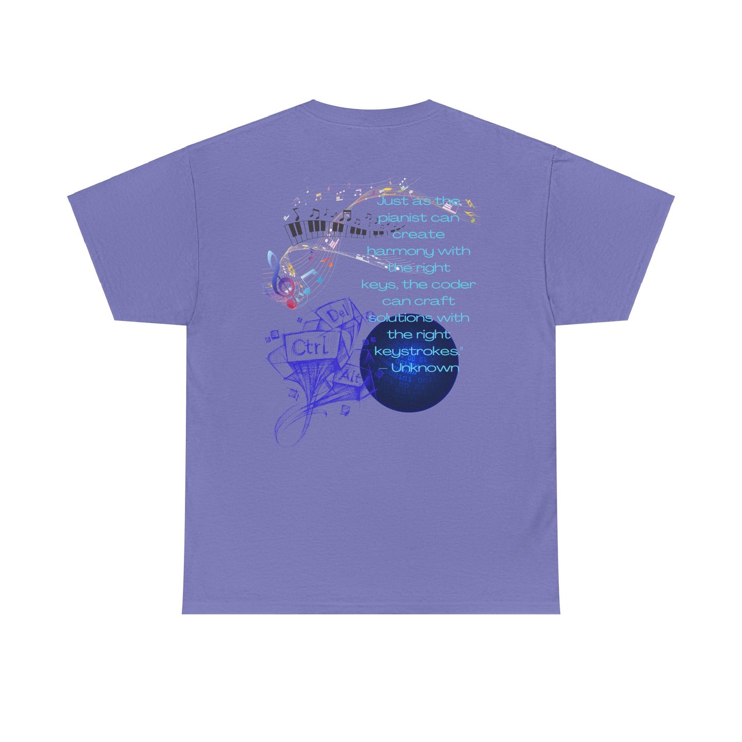 The Right Keys Unisex Tee, Pianist and Coder Gift, Music and Tech Lover Shirt, Programmer and Musician Top, Keyboardist