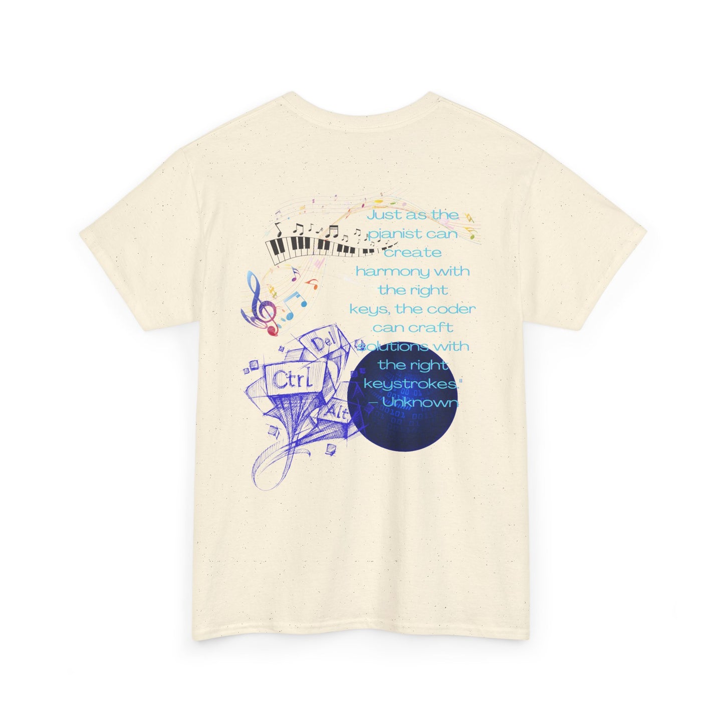 The Right Keys Unisex Tee, Pianist and Coder Gift, Music and Tech Lover Shirt, Programmer and Musician Top, Keyboardist