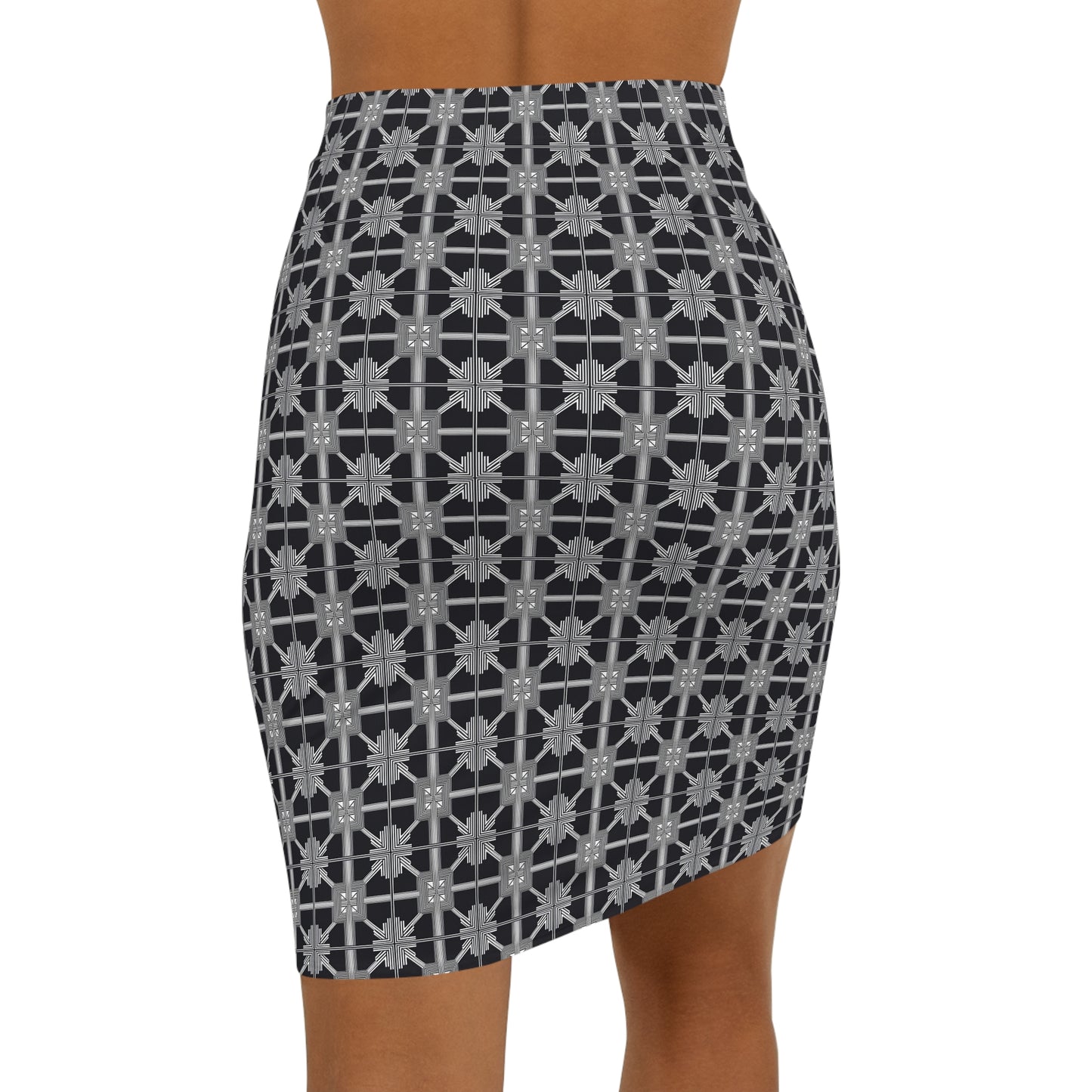 Women's PCU Inspired Mid-Waist Pencil Skirt, Stylish and Comfortable Skirt for Work or Casual Wear, Stretchy Pencil Skirt, Office Attire