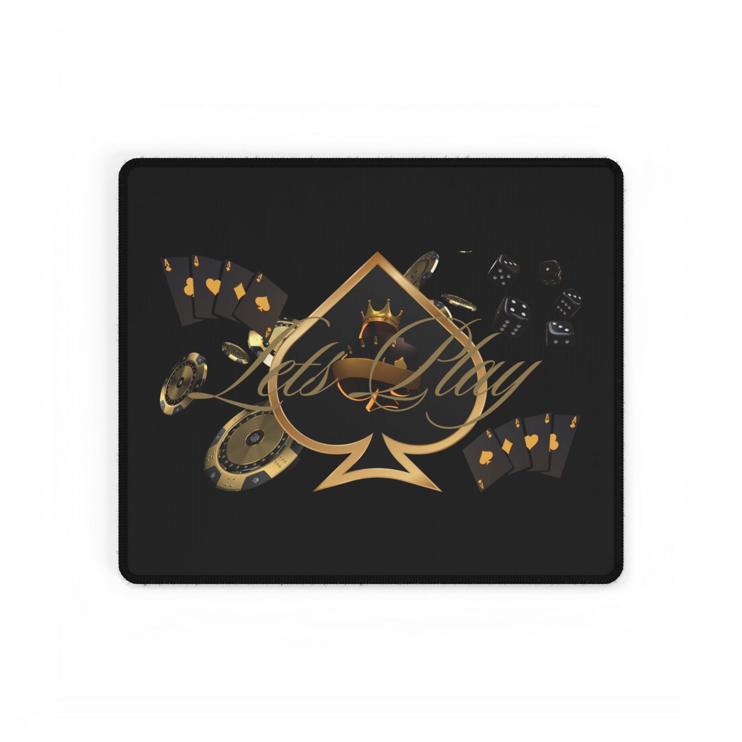 Casino Night Players Club Desk Mat Non-Slip Base Smooth Surface 3 Sizes Available