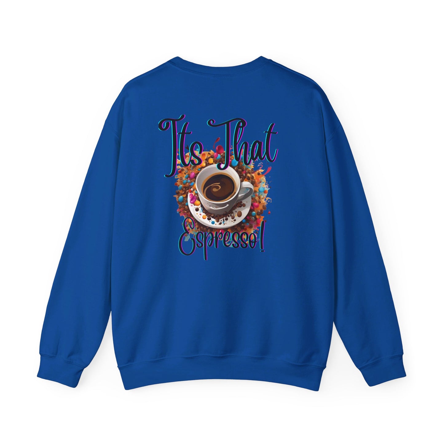 Seeing in HD Espresso Unisex Heavy Blend™ Crewneck Sweatshirt