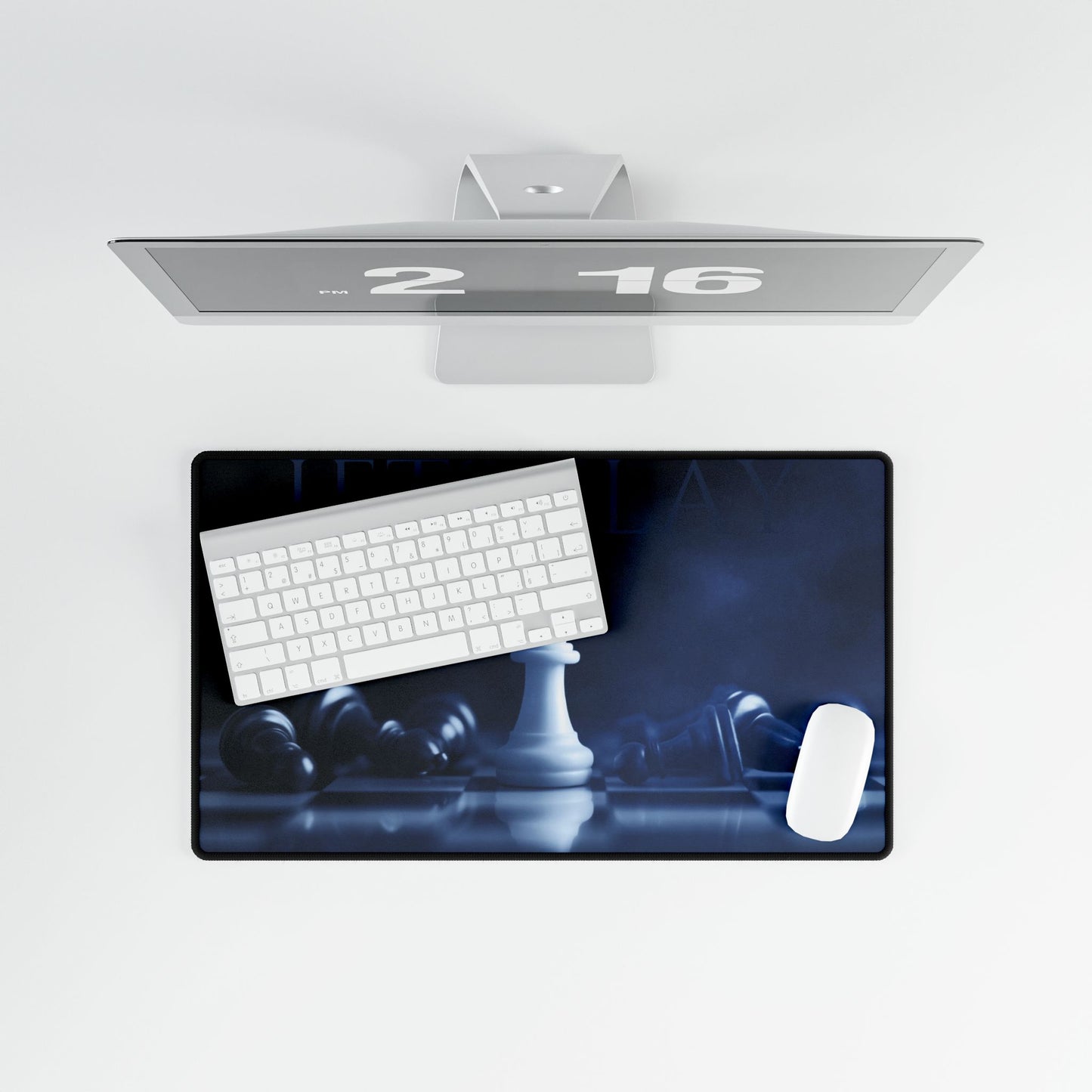 Lets Play Checkmate Desk Mat, Vibrant Colors, Non-Slip Base, Smooth Surface, 3 Sizes Available, Student Desk Mat, Professional Desk Mat, Gamer Desk Mat