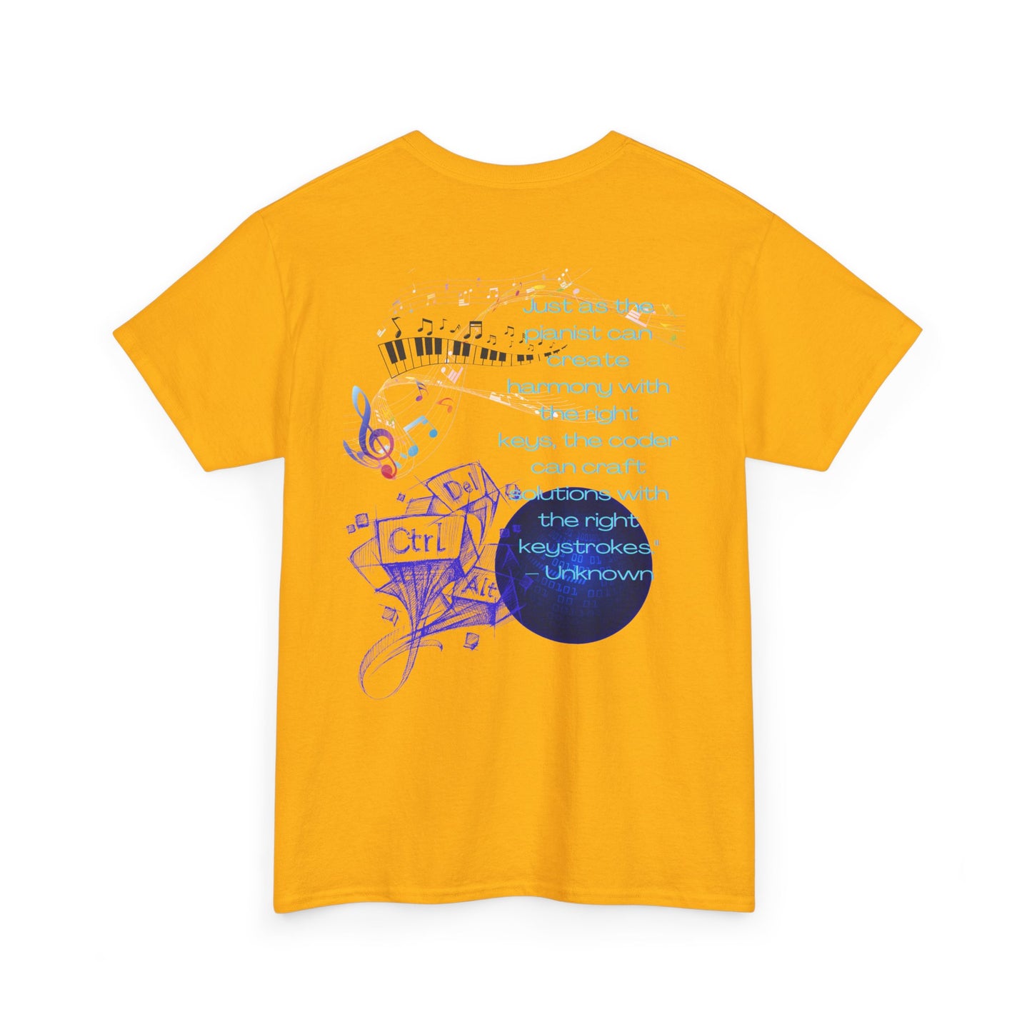 The Right Keys Unisex Tee, Pianist and Coder Gift, Music and Tech Lover Shirt, Programmer and Musician Top, Keyboardist