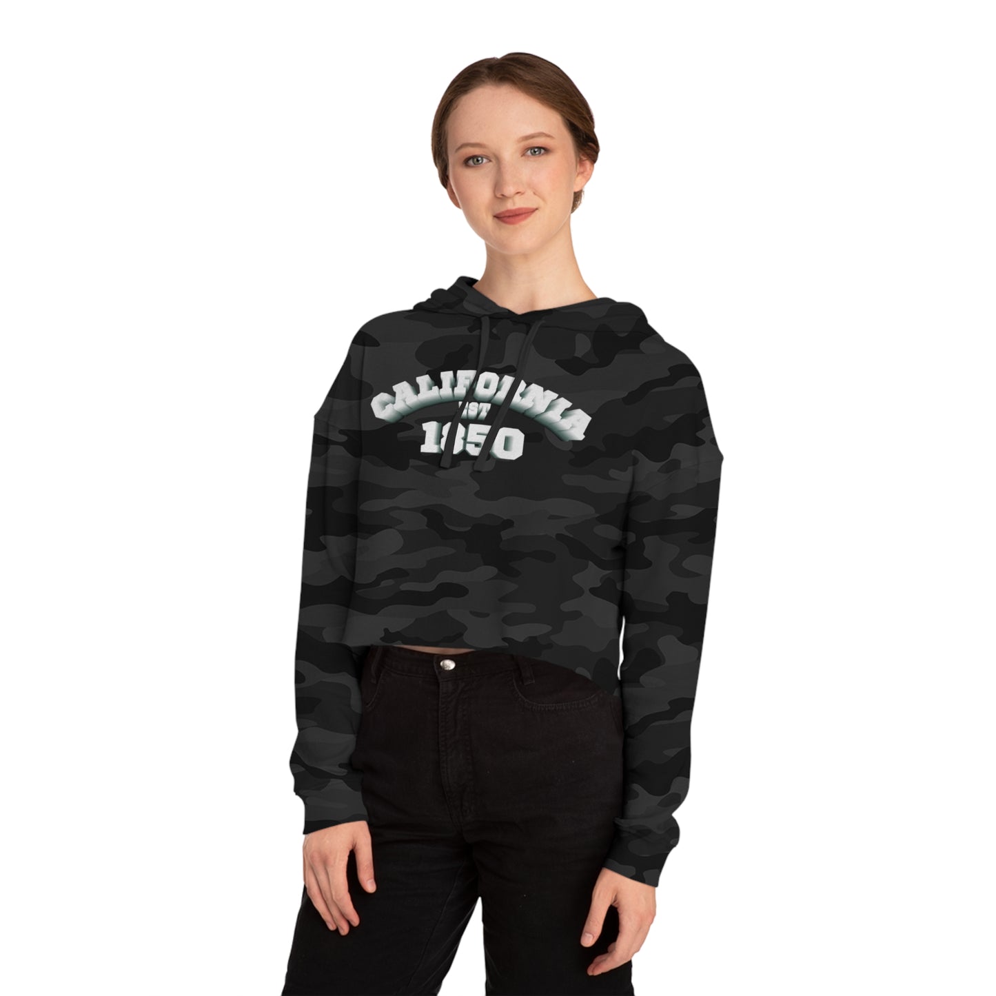 Sunglass Chic Crop Hoodie