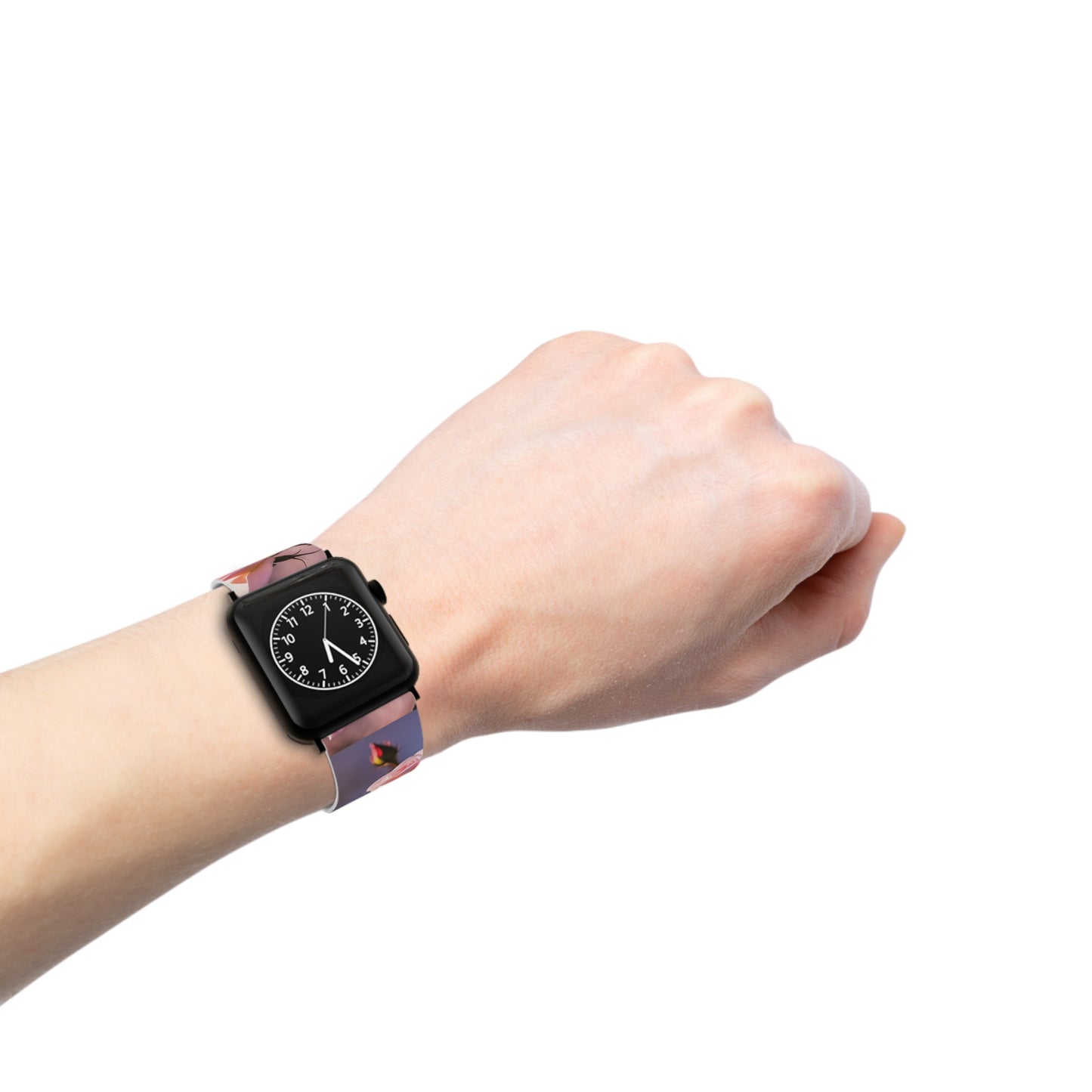 Pink Roses Apple Watch Arm Band