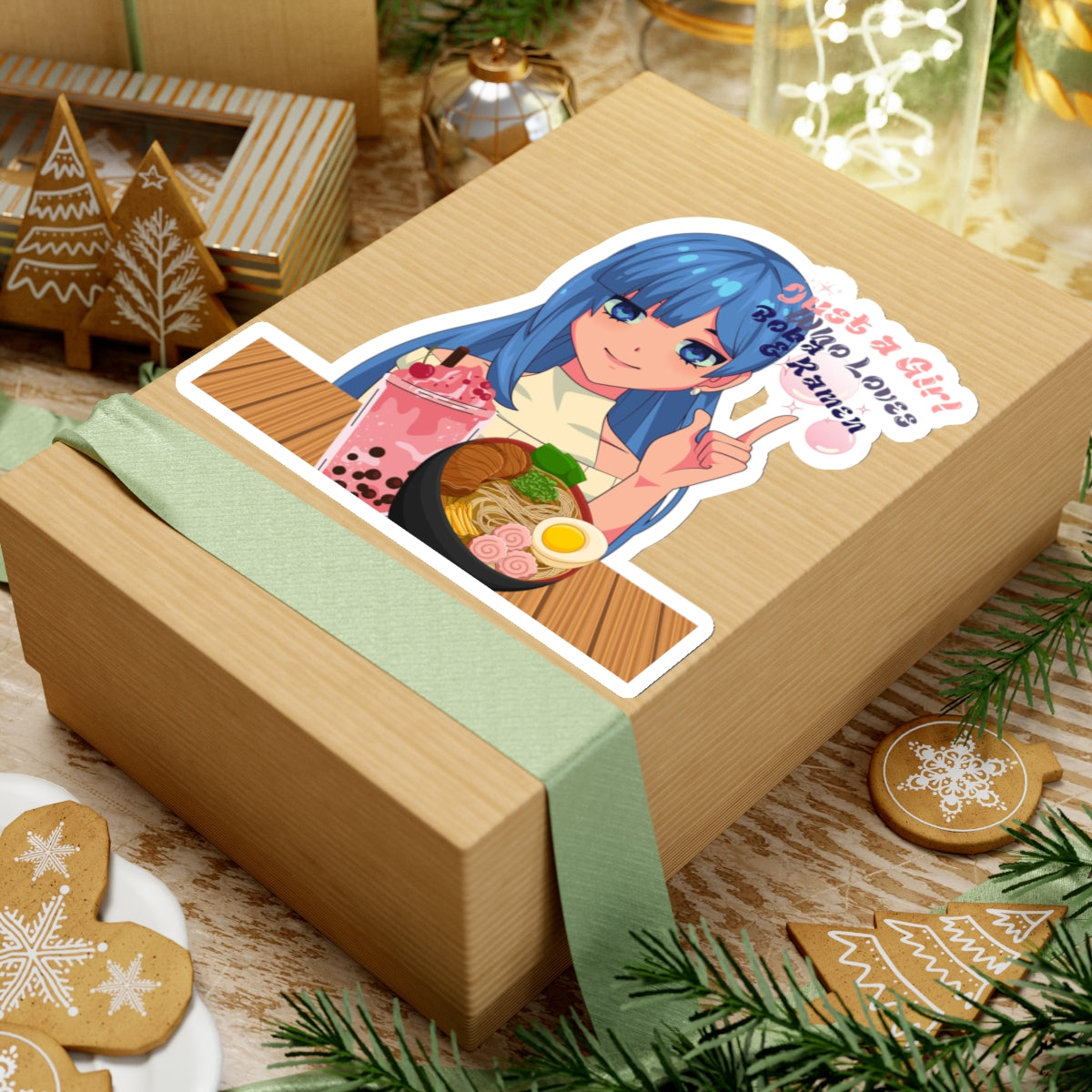 Boba Ramen Girl 2 Stickers