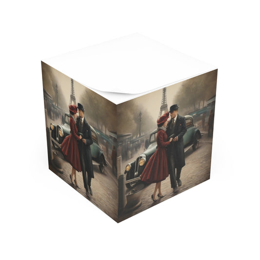 Paris Note Cube