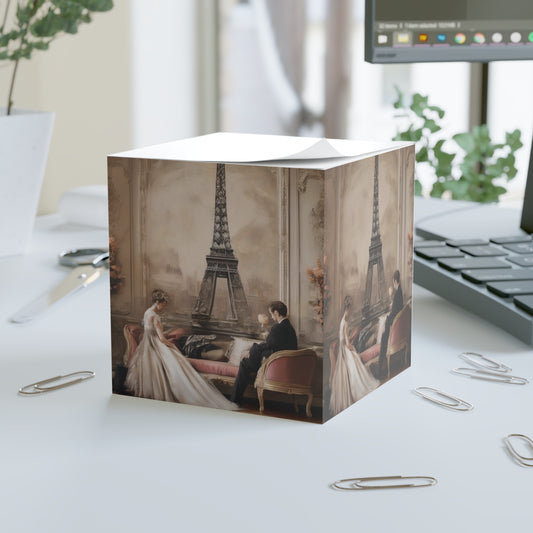 Wedding or Paris Note Cube