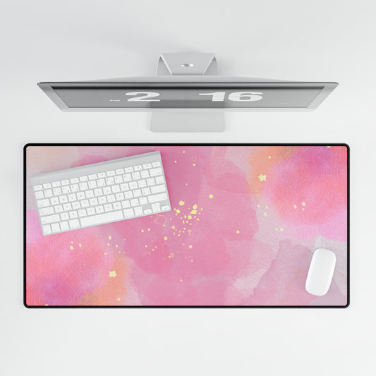 Watermark in Pink Desk Mat | Large Sizes | Office Decor | Desk Accessories