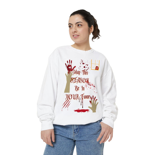 Halloween Favor Season Unisex Garment-Dyed Sweatshirt