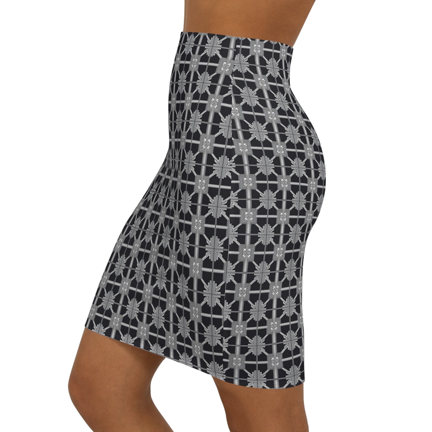 Women's PCU Inspired Mid-Waist Pencil Skirt, Stylish and Comfortable Skirt for Work or Casual Wear, Stretchy Pencil Skirt, Office Attire