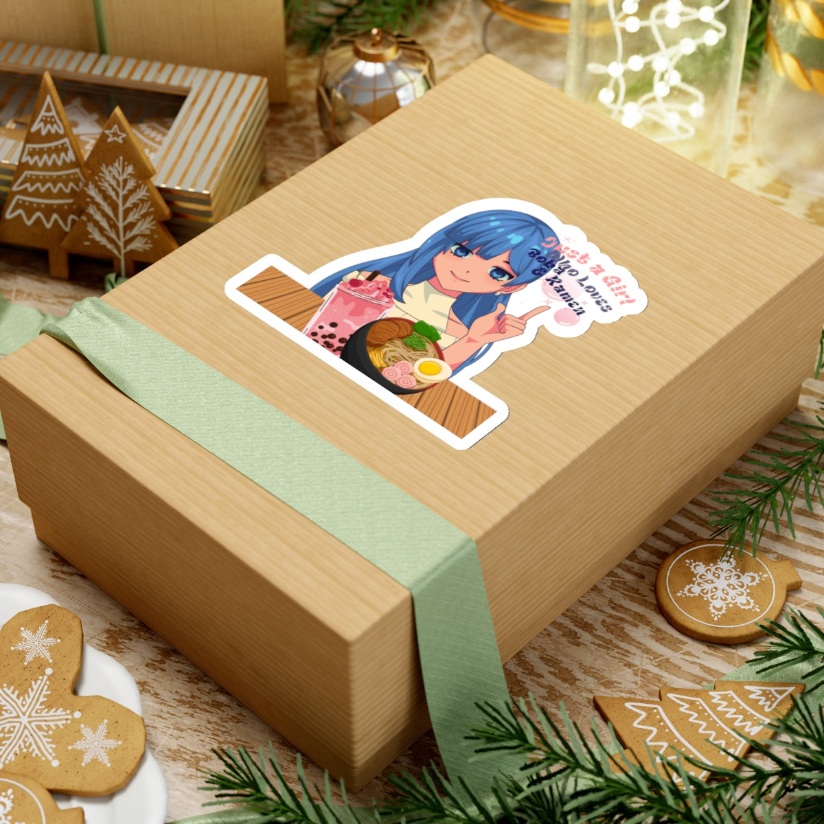 Boba Ramen Girl 2 Stickers