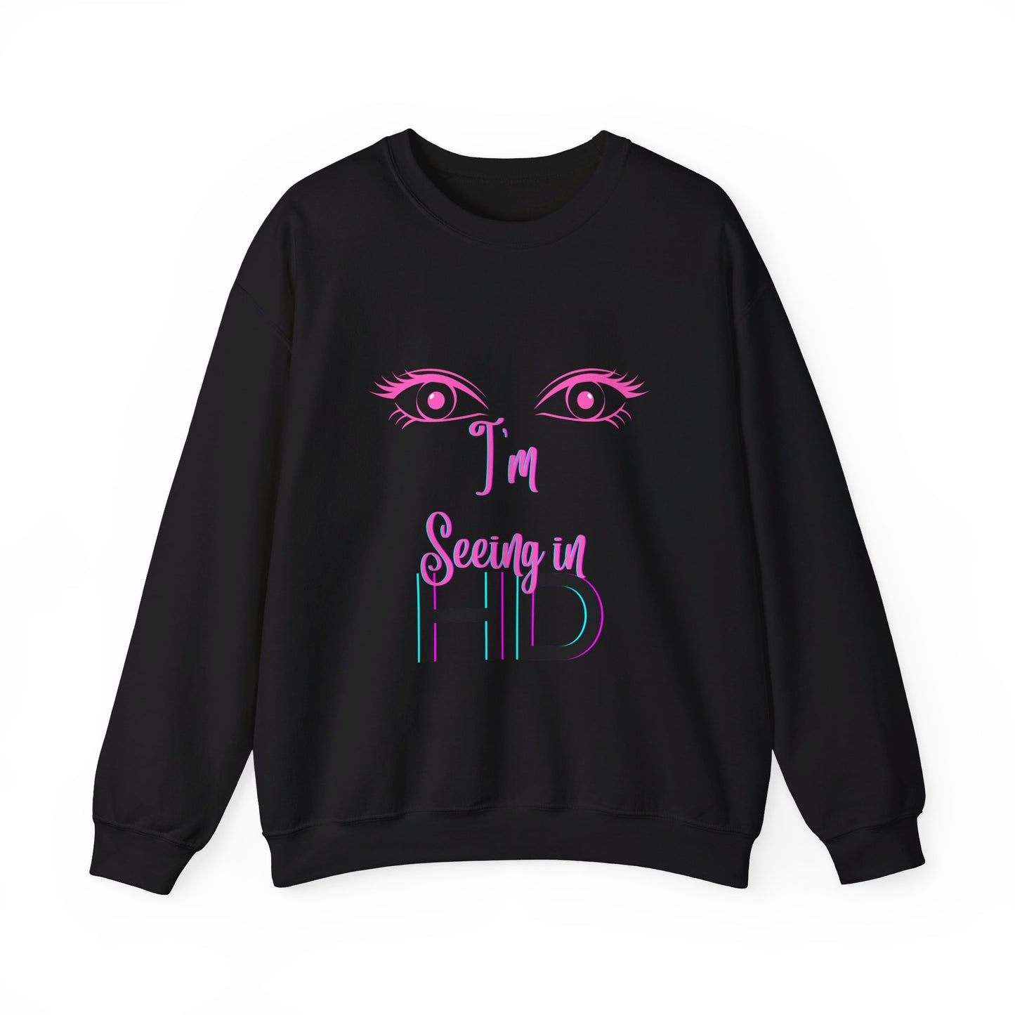 Seeing in HD Espresso Unisex Heavy Blend™ Crewneck Sweatshirt