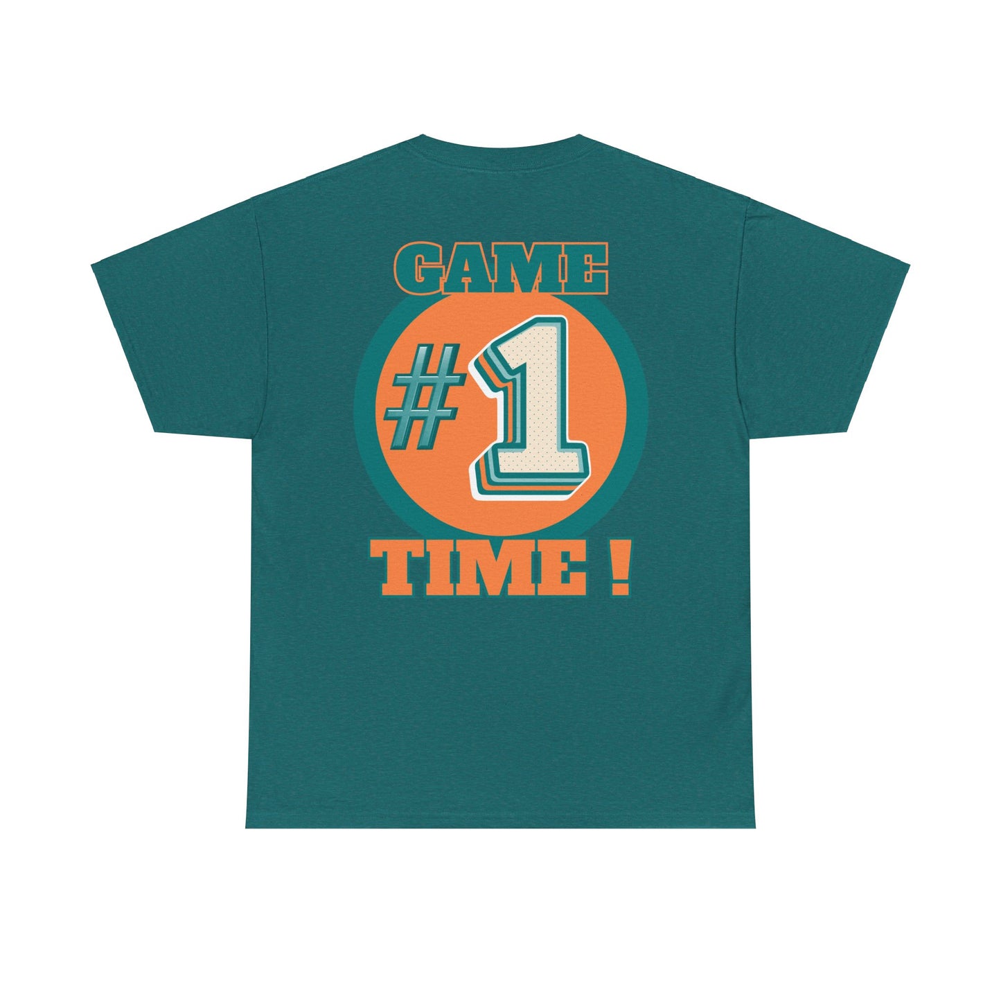 Miami Dolphins NFL Inspired Game Time Unisex Heavy Cotton Tee, Fantasy Football, Superbowl