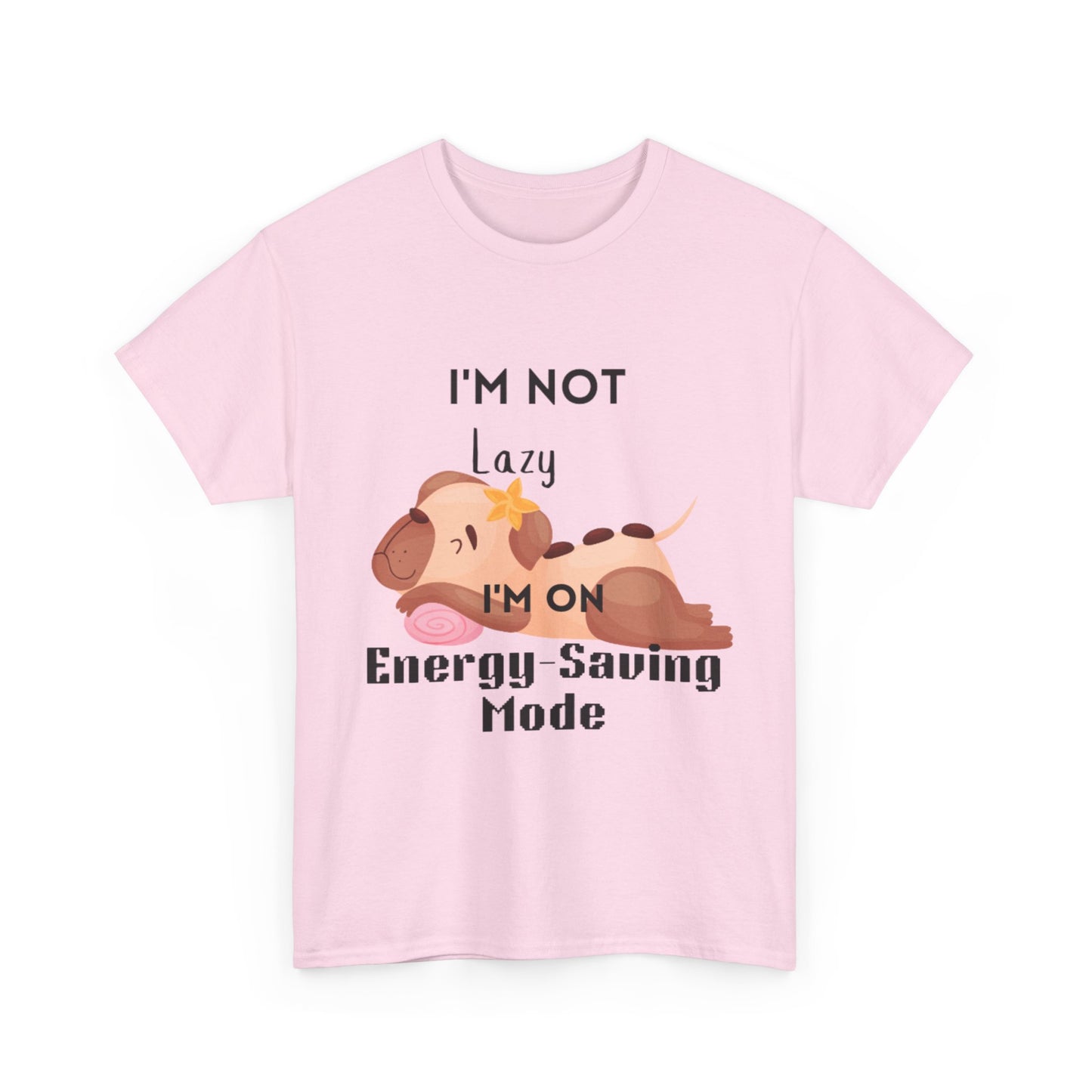 Energy Saving Unisex Heavy Cotton Tee, R & R Funny Dog Lover Shirt, Funny Dog Shirt, Dog Lover Gift, Puppy Graphic Tee