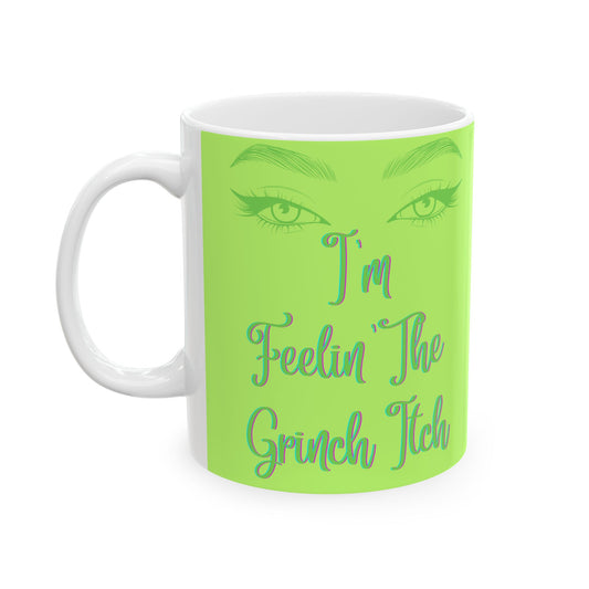 Grinch Games Ceramic Mug 11oz, 15oz - Christmas Coffee Cup, Holiday Tea Mug