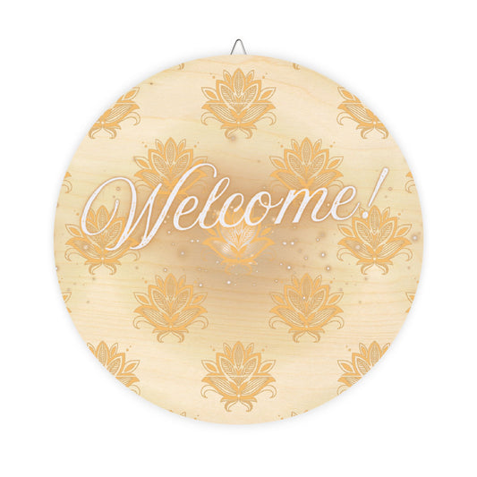 Welcome Front Door Wood Sign, Rustic Home Decor, Farmhouse Entryway Sign, Custom Wooden Plaque, Personalized Wall Art, Housewarming Gift