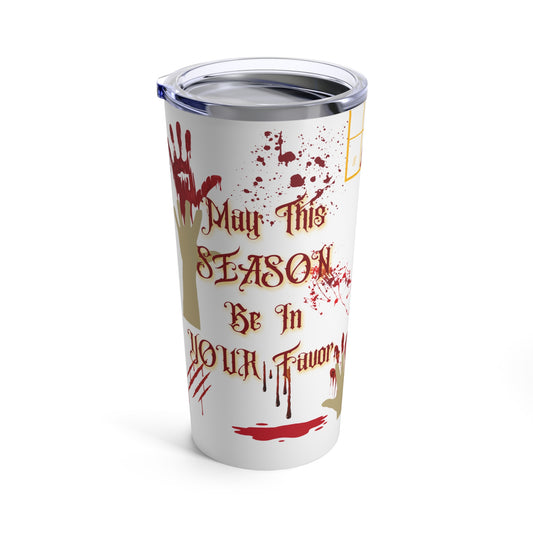 Halloween Vampire Pinup Tumbler 20oz - Gothic Drinkware for Fright Night