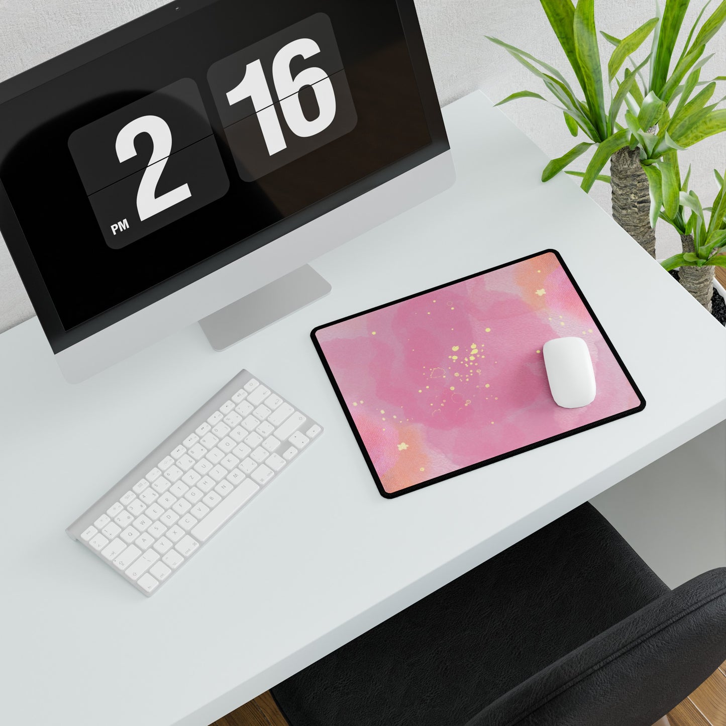 Watermark in Pink Desk Mat | Large Sizes | Office Decor | Desk Accessories