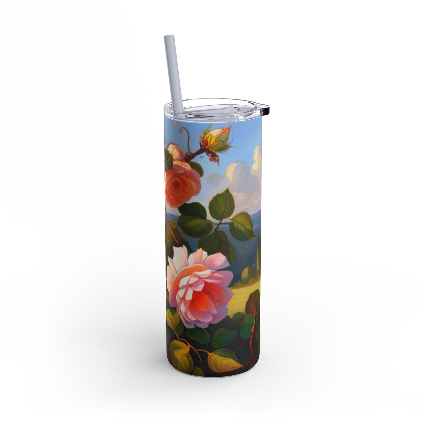 Tumbler - Scenery of Roses Maars Maker Skinny Matte Tumbler, 20oz