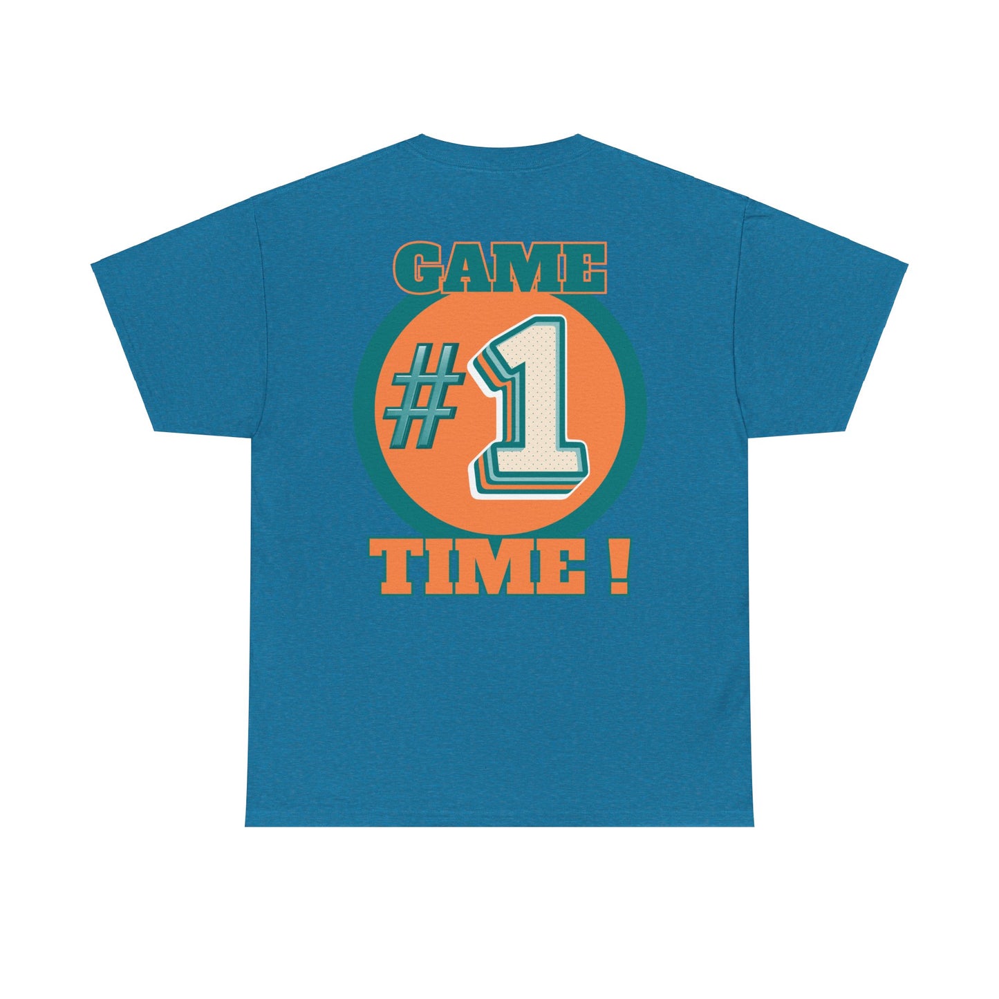 Miami Dolphins NFL Inspired Game Time Unisex Heavy Cotton Tee, Fantasy Football, Superbowl